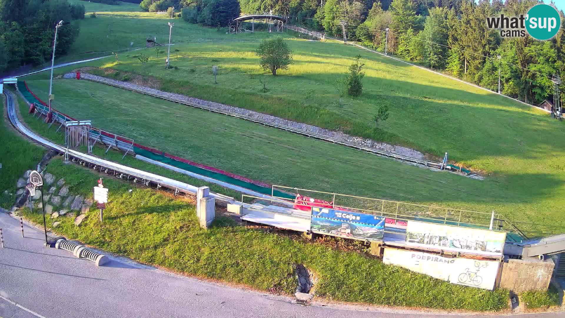 Celjska Koča – Blick vom Hotel