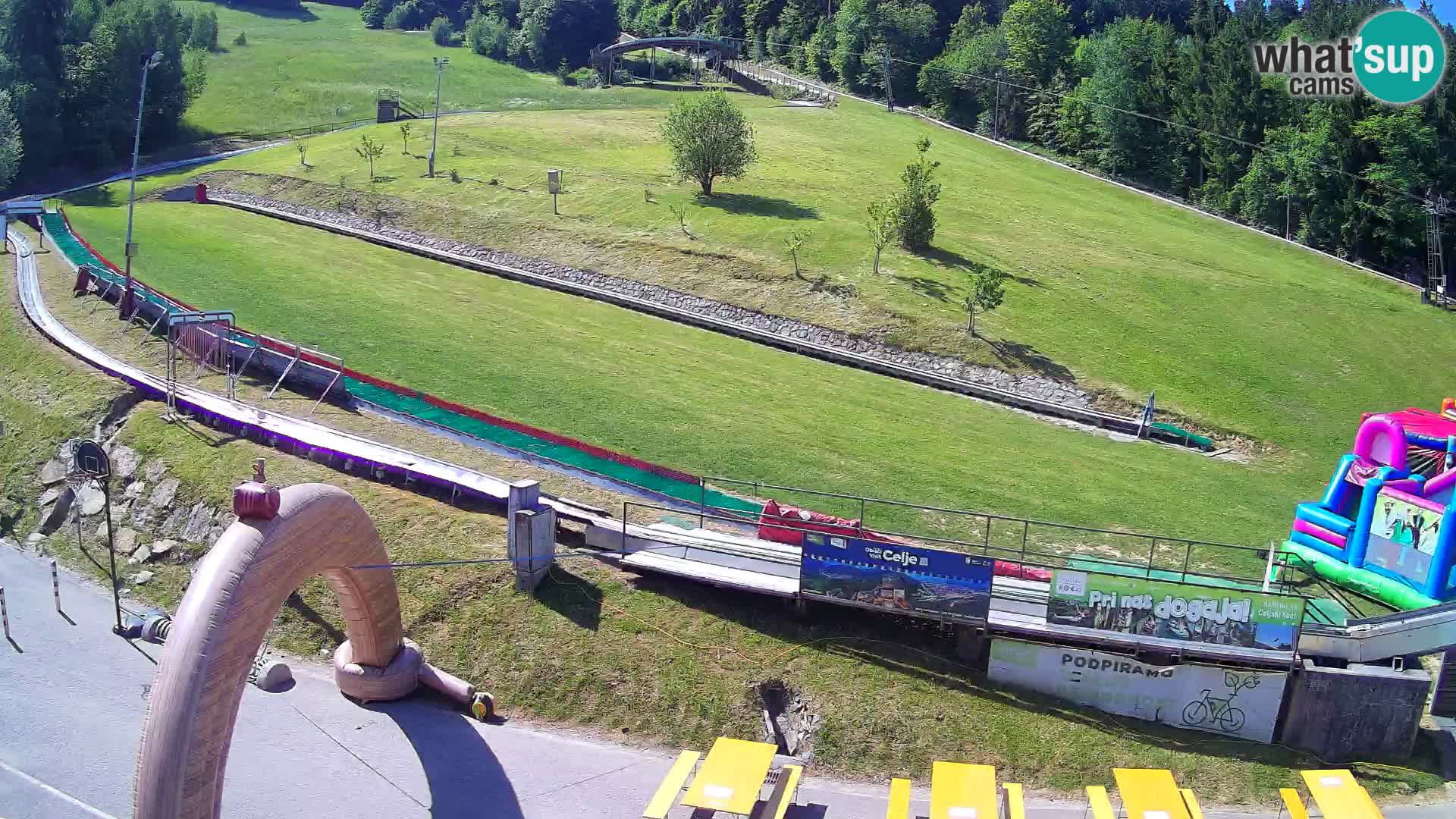 Celjska Koča – Blick vom Hotel