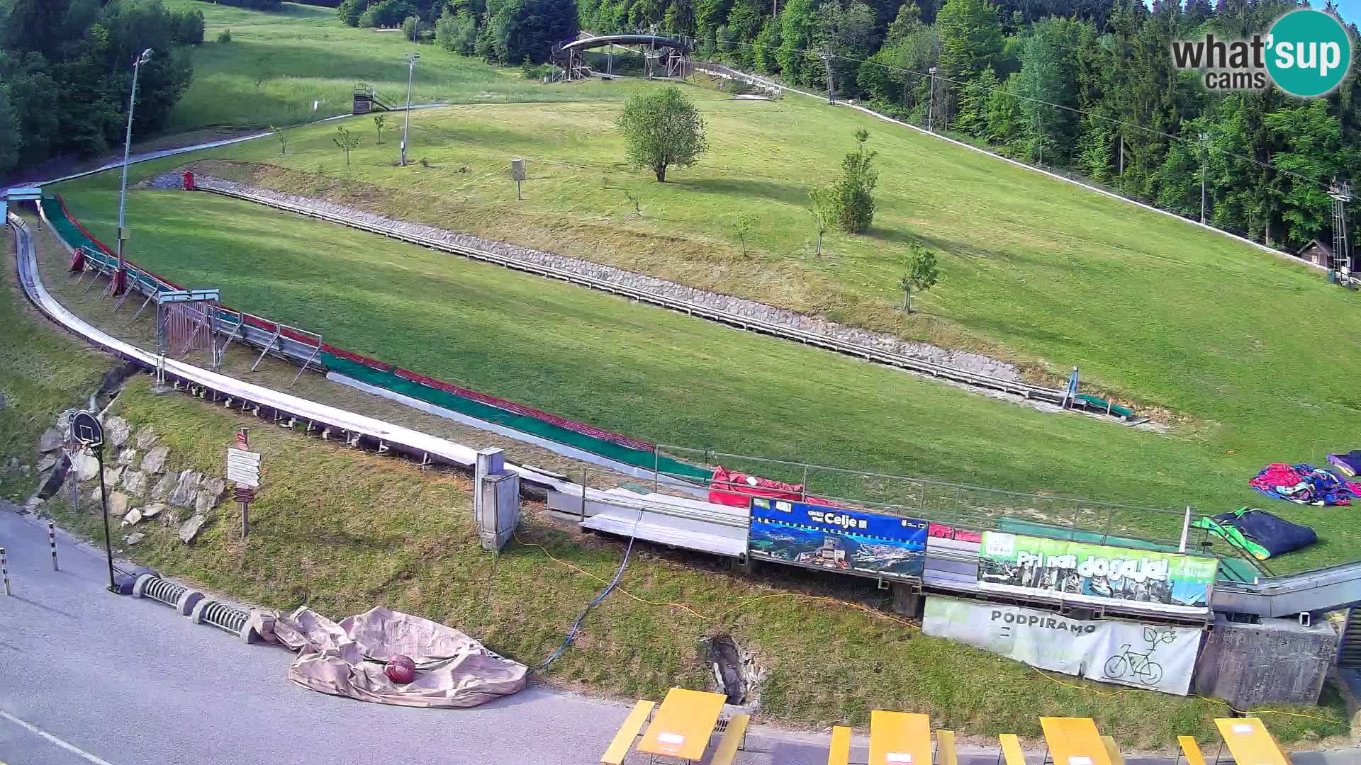 Celjska Koča – Blick vom Hotel