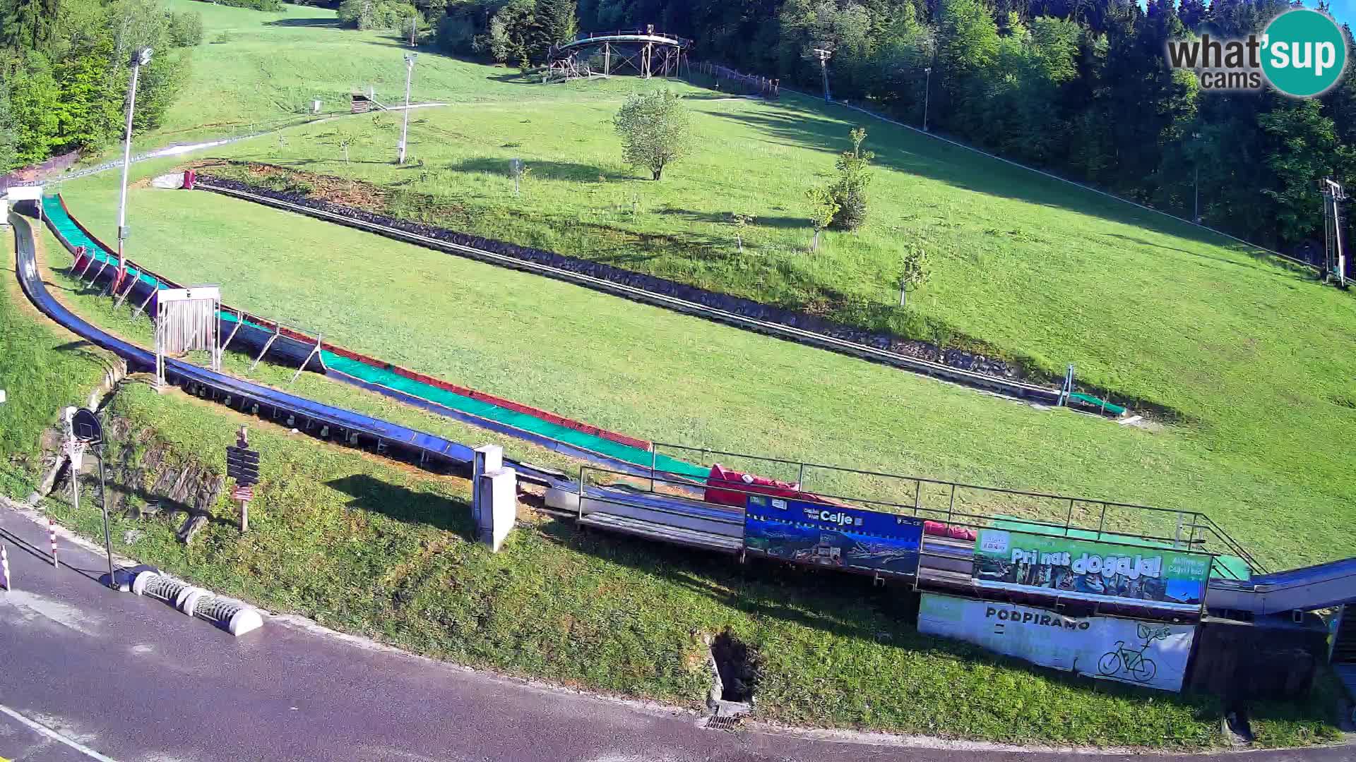 Celjska Koča – Blick vom Hotel