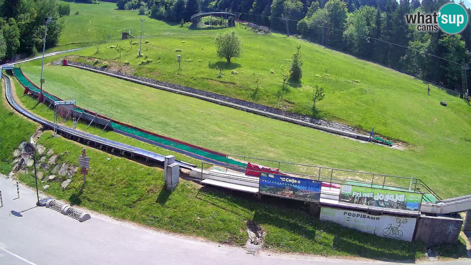 Celjska Koča – Blick vom Hotel
