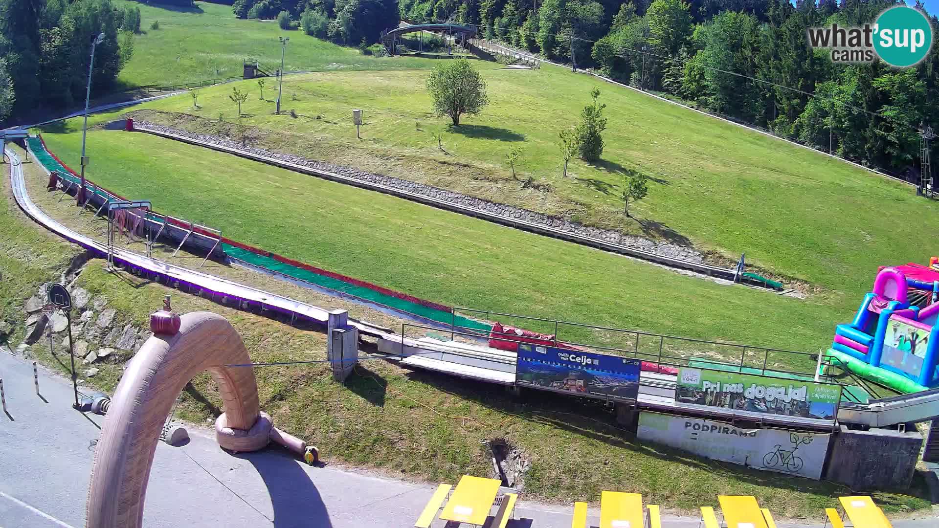Celjska Koča – Blick vom Hotel