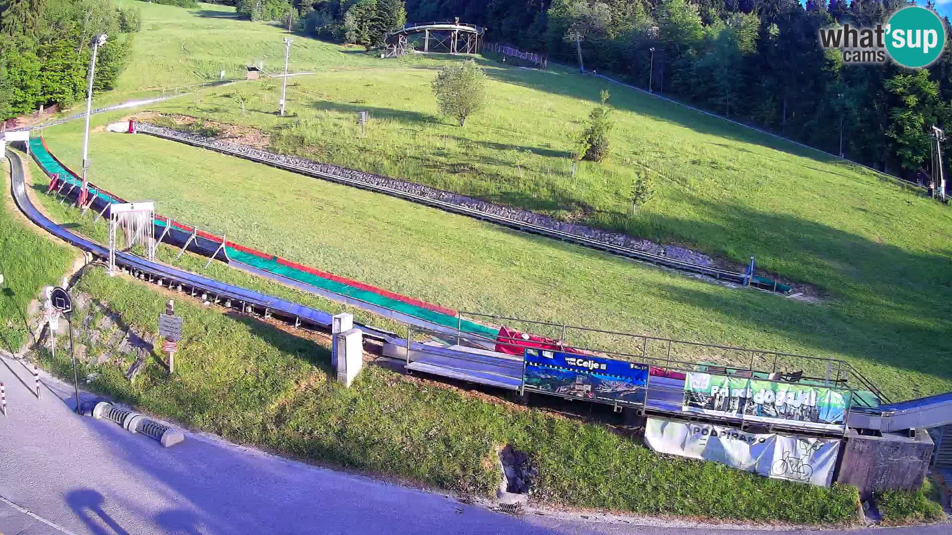 Celjska Koča – Blick vom Hotel