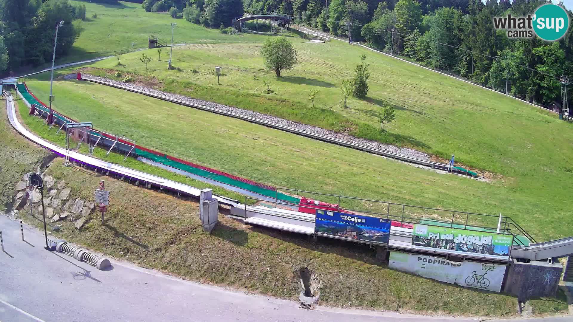 Celjska Koča – Blick vom Hotel