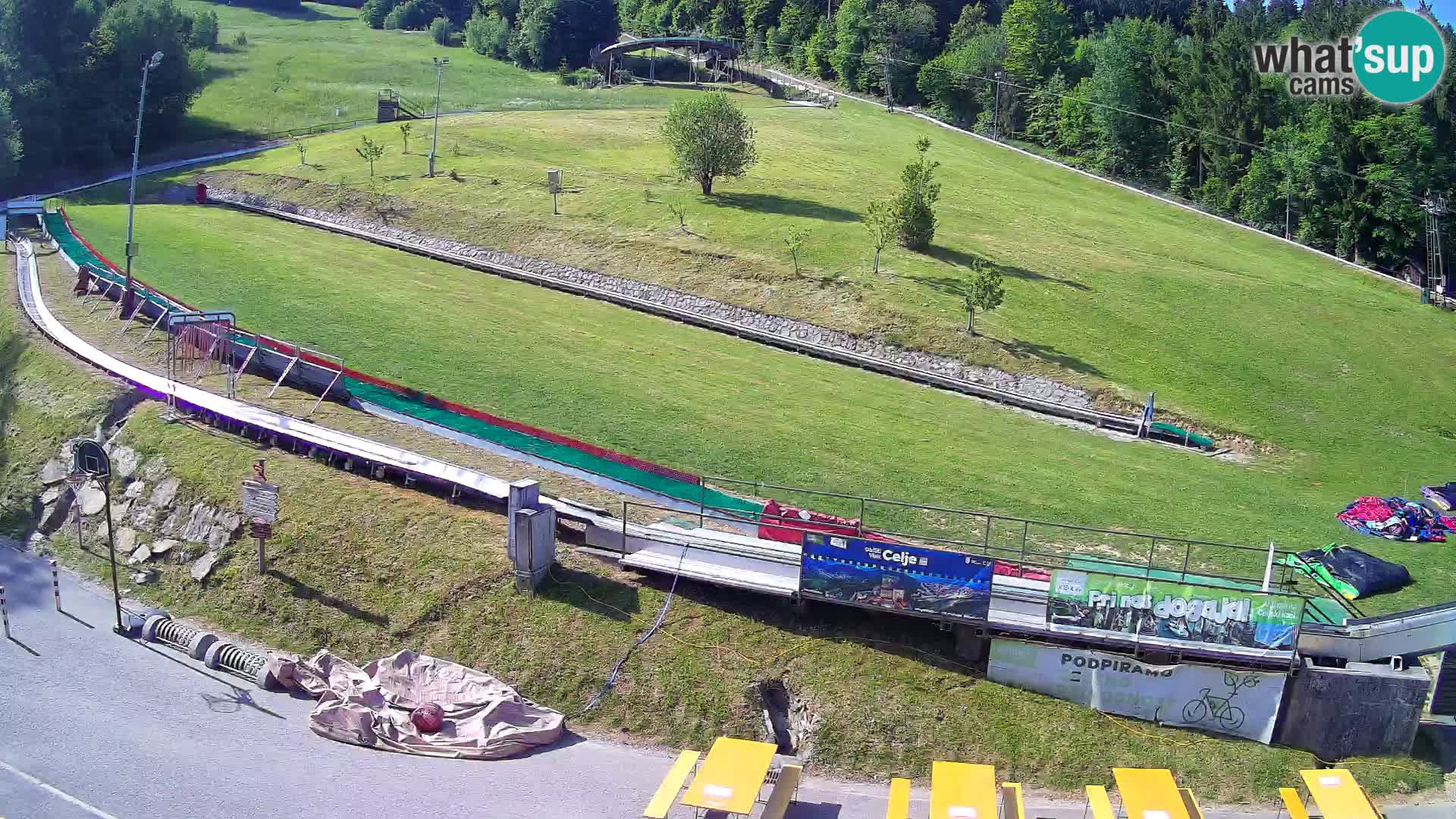 Celjska Koča – Blick vom Hotel