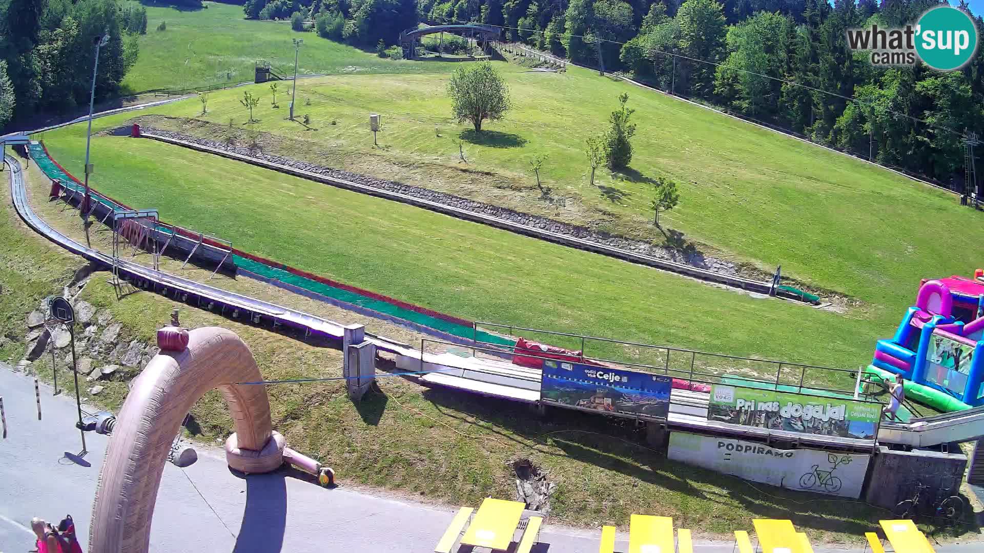 Celjska Koča – Blick vom Hotel