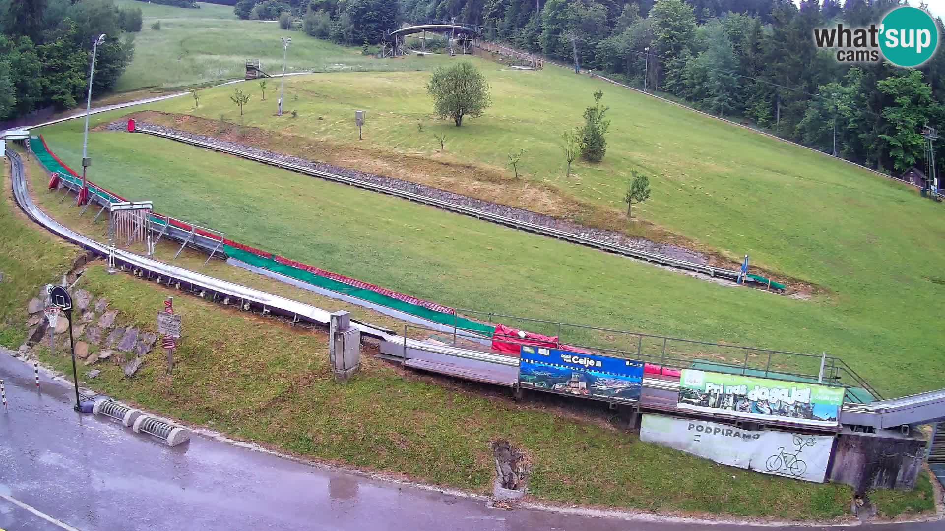 Celjska Koča – Blick vom Hotel