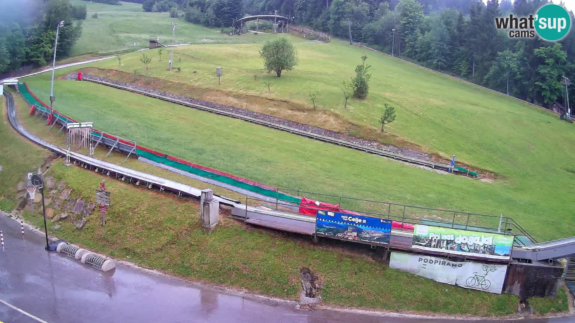 Celjska Koča – Blick vom Hotel