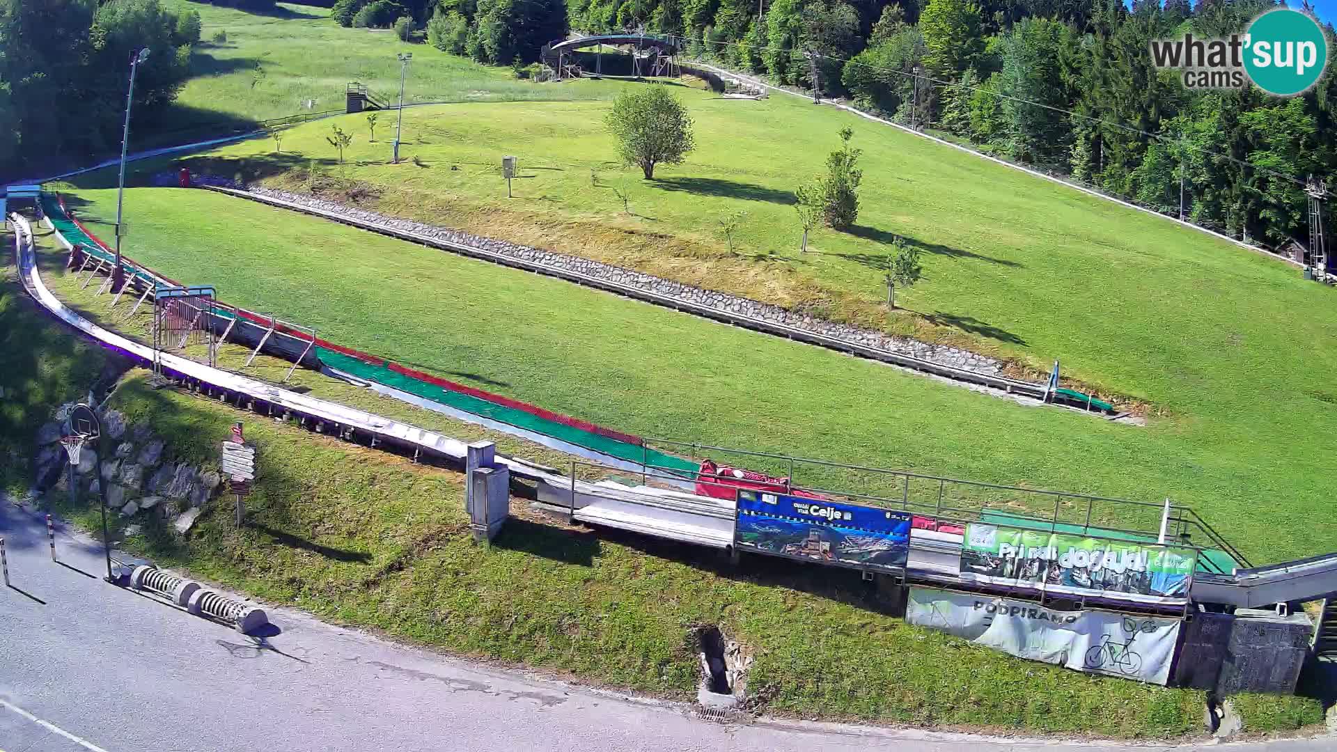 Celjska Koča – Blick vom Hotel