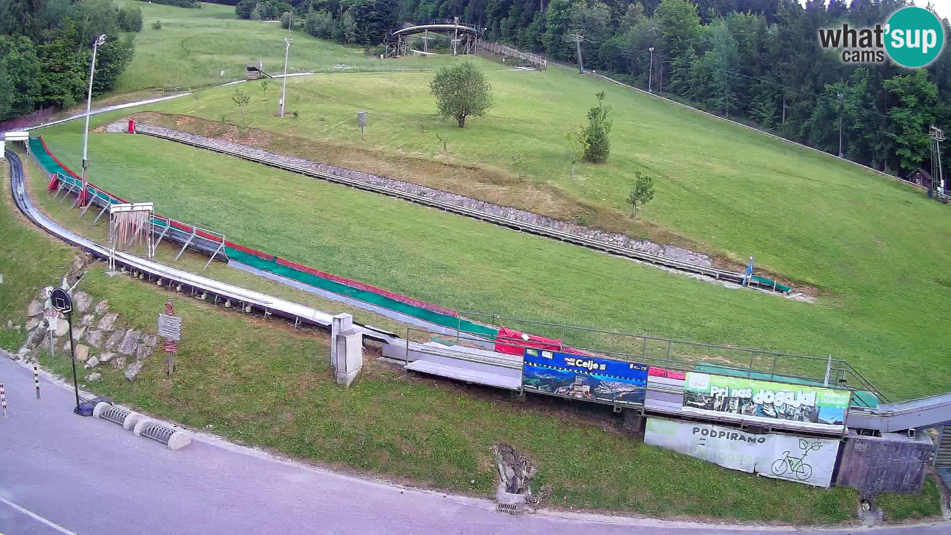 Celjska Koča – Blick vom Hotel