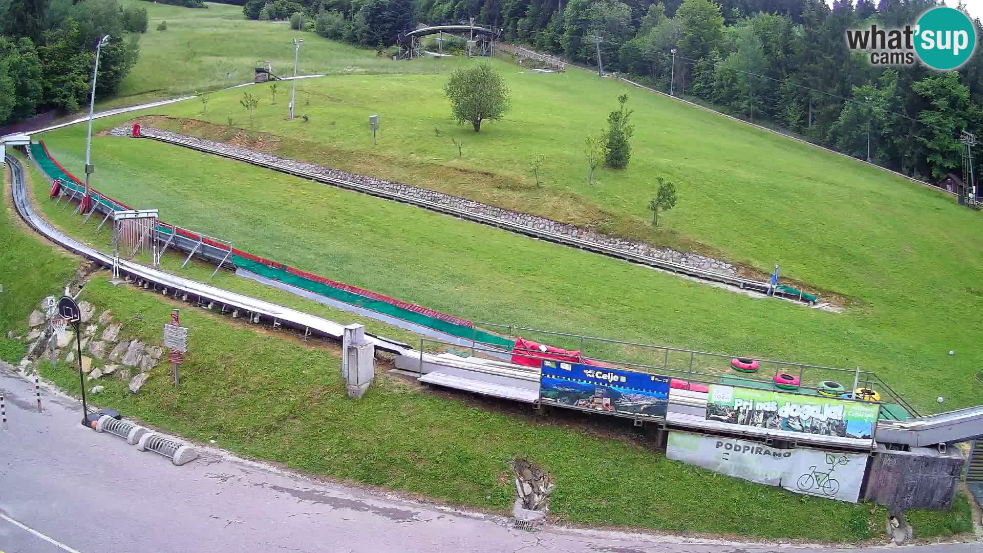 Celjska Koča – Blick vom Hotel