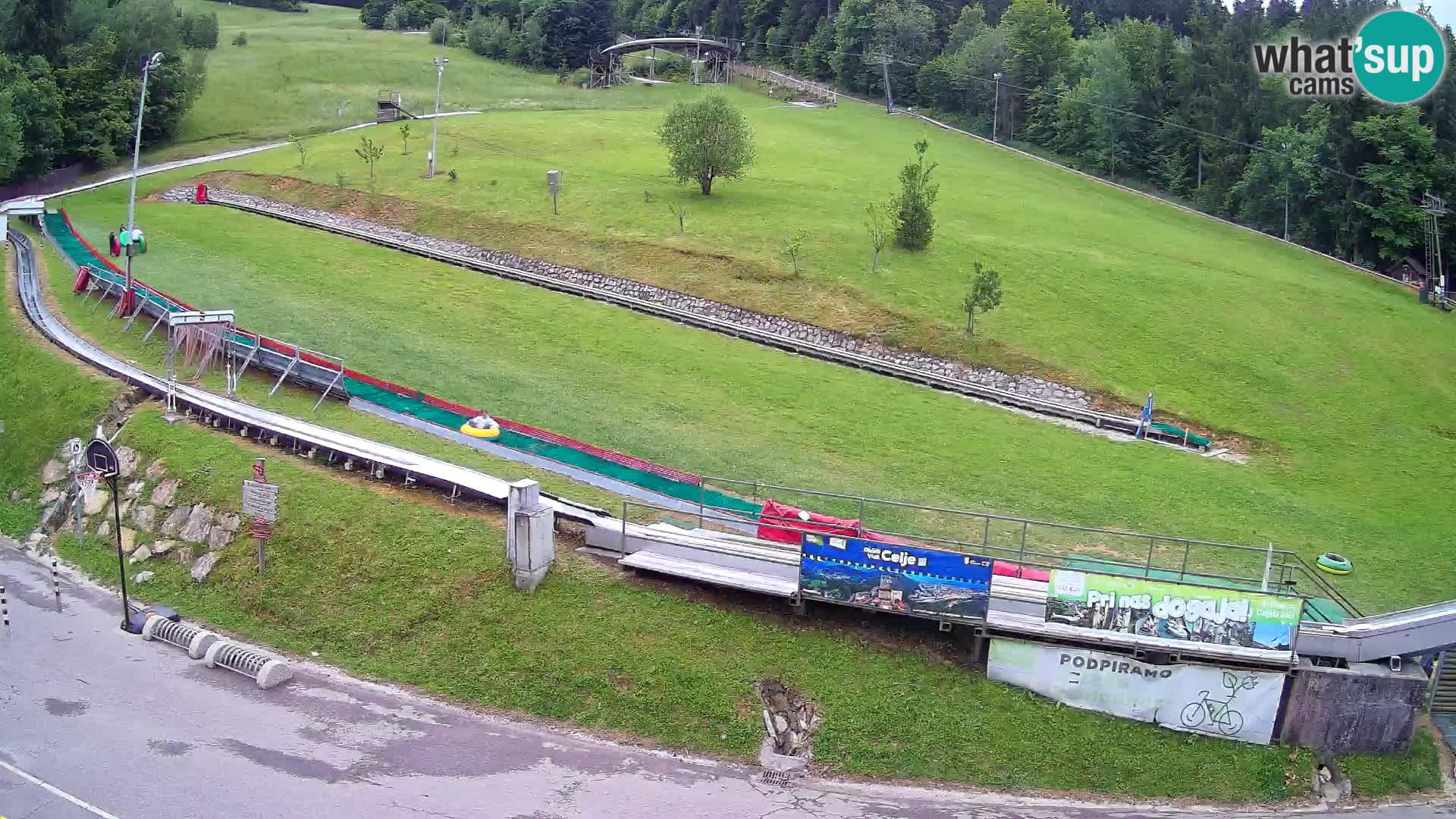 Celjska Koča – Blick vom Hotel
