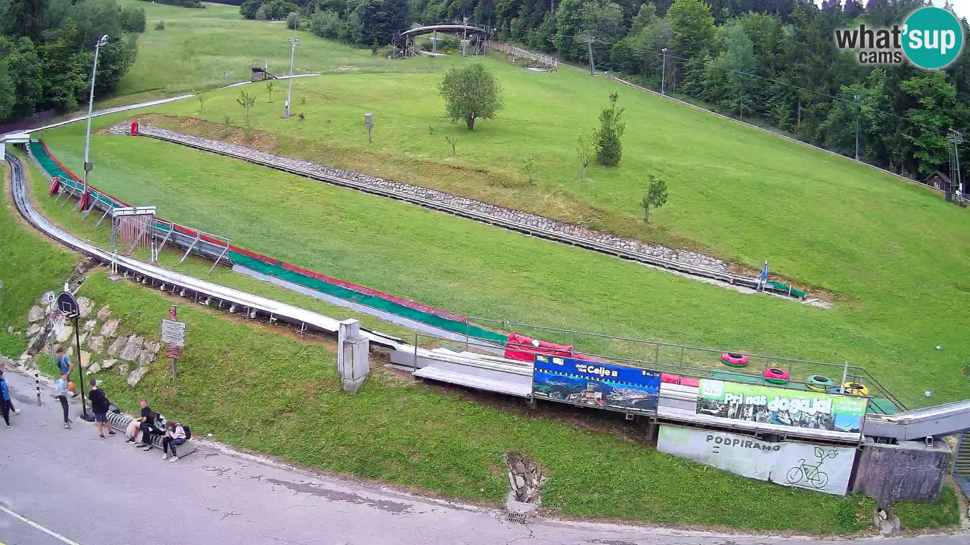 Celjska Koča – Blick vom Hotel