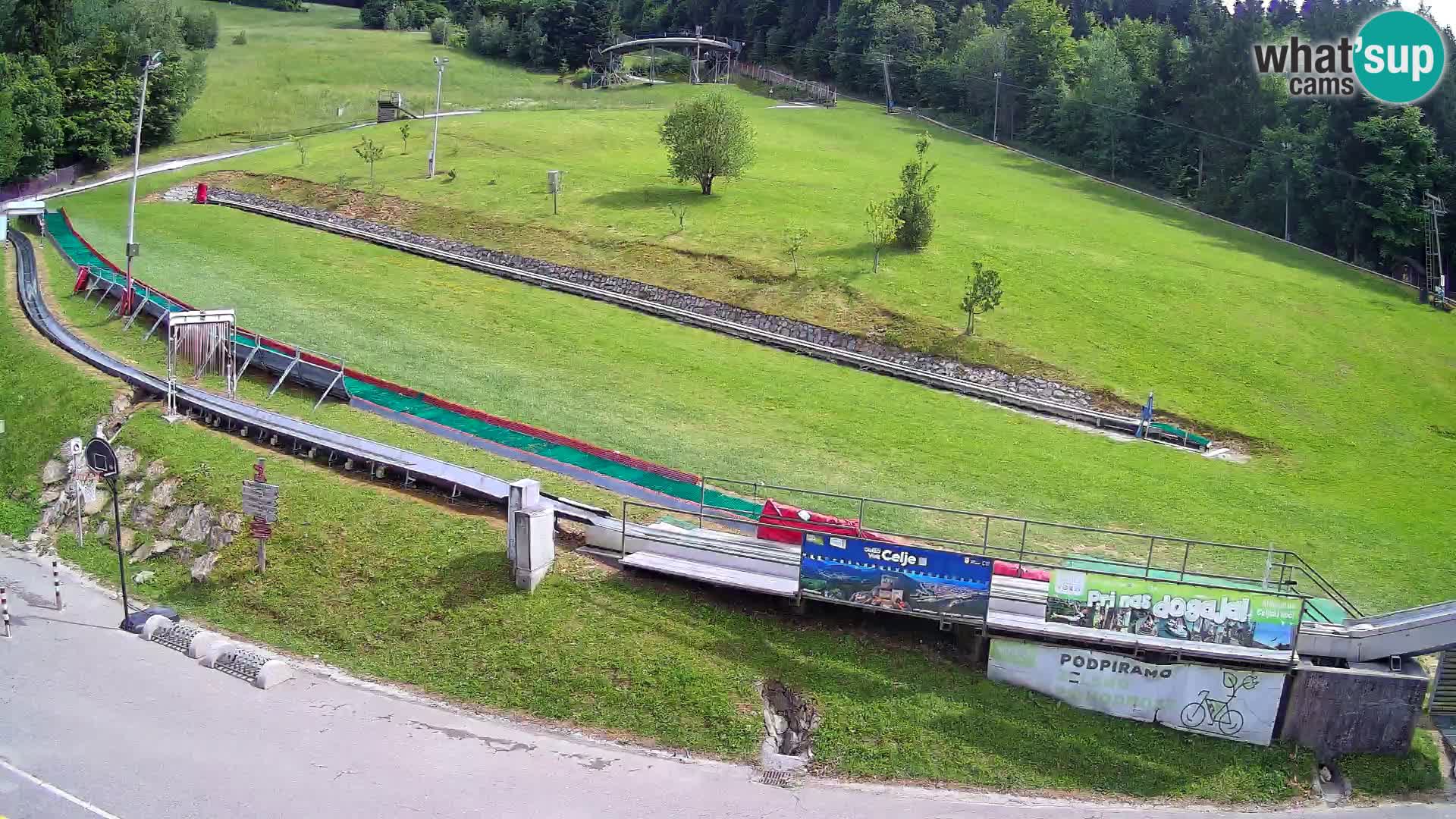Celjska Koča – Blick vom Hotel
