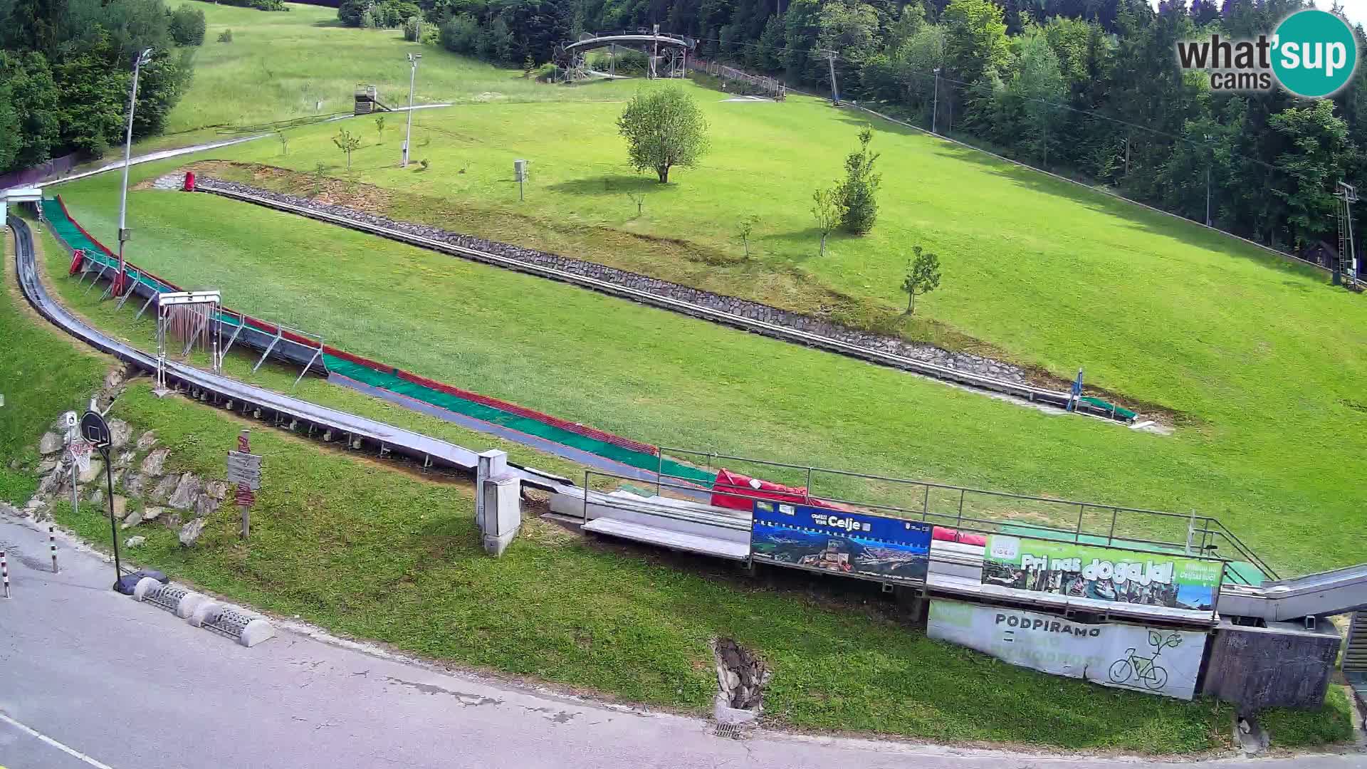 Celjska Koča – Blick vom Hotel