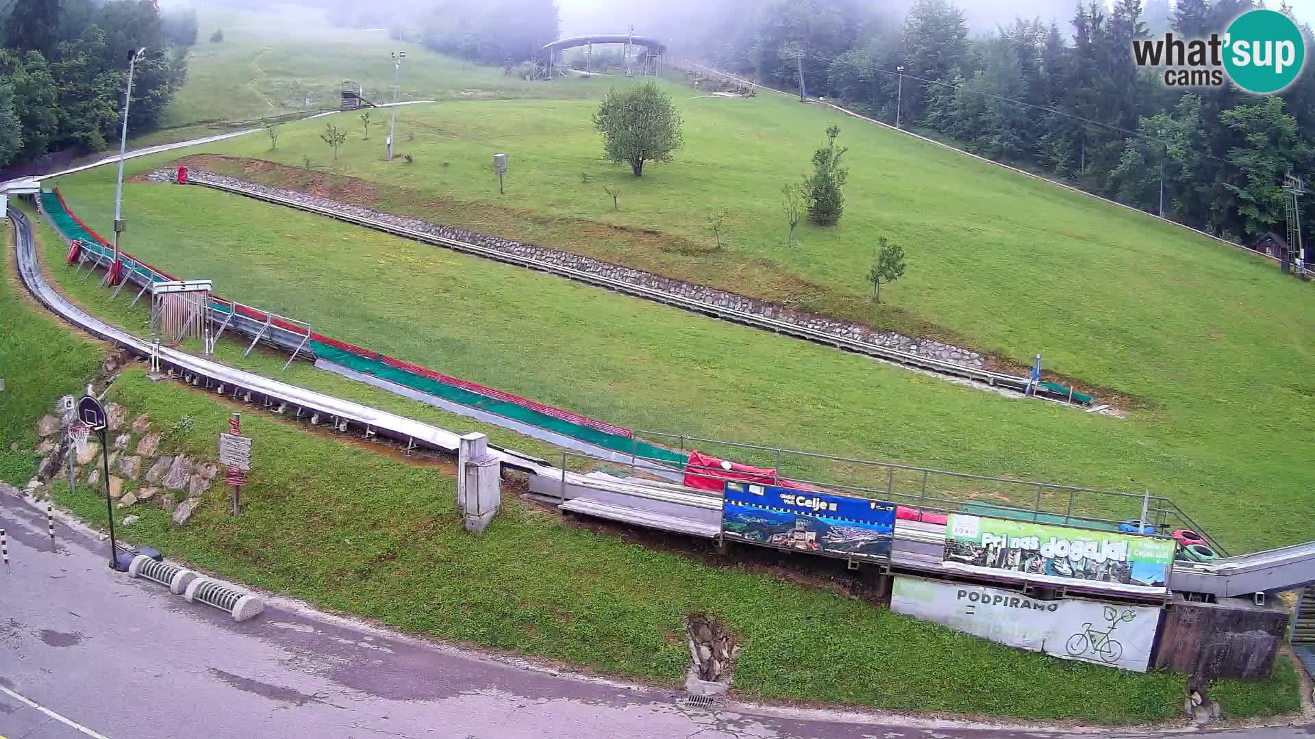 Celjska Koča – Blick vom Hotel