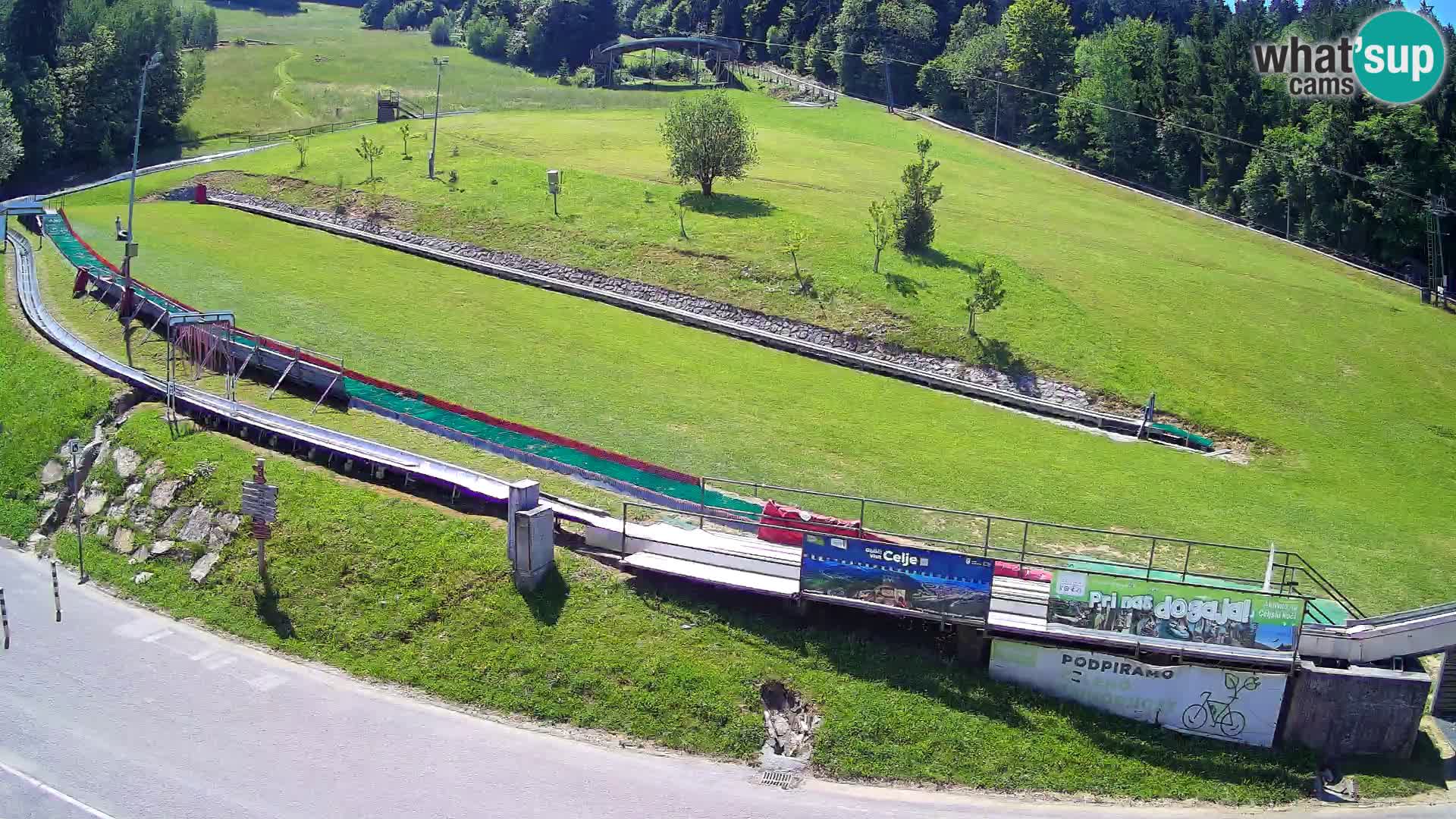 Celjska Koča – Blick vom Hotel