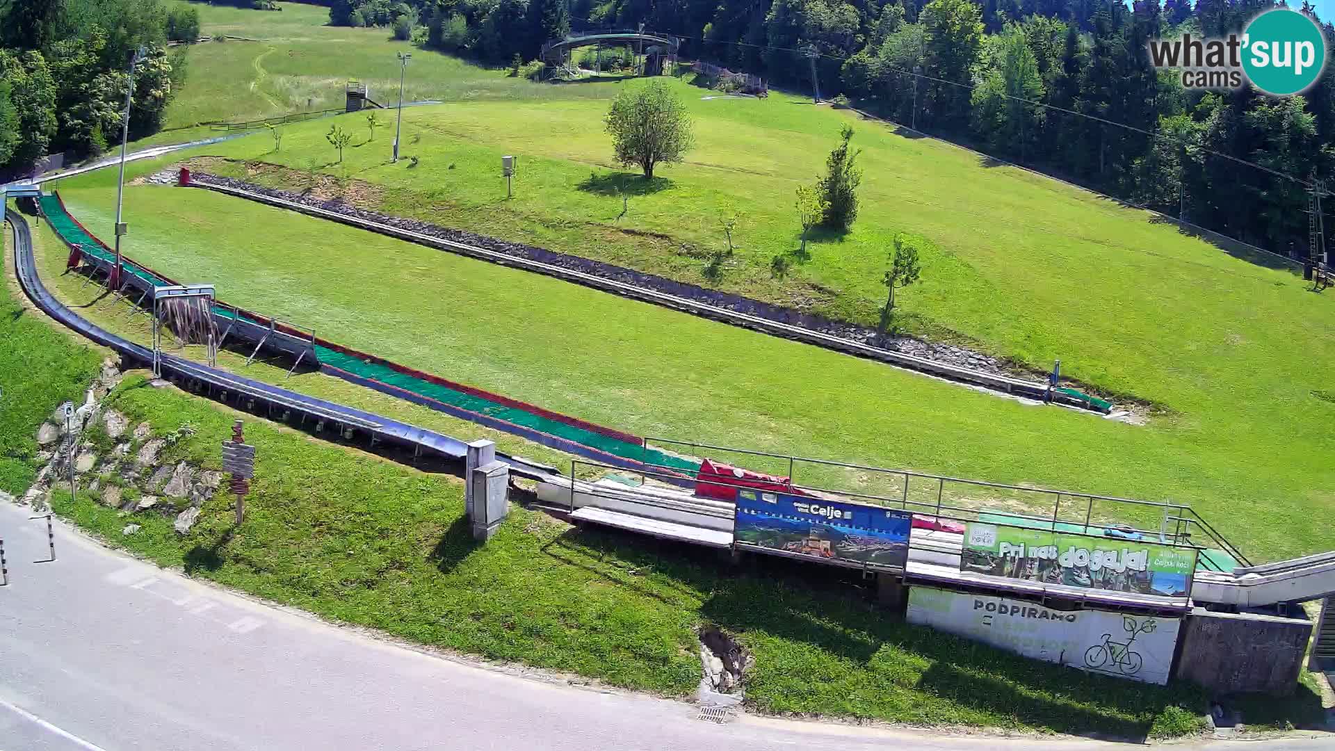 Celjska Koča – Blick vom Hotel