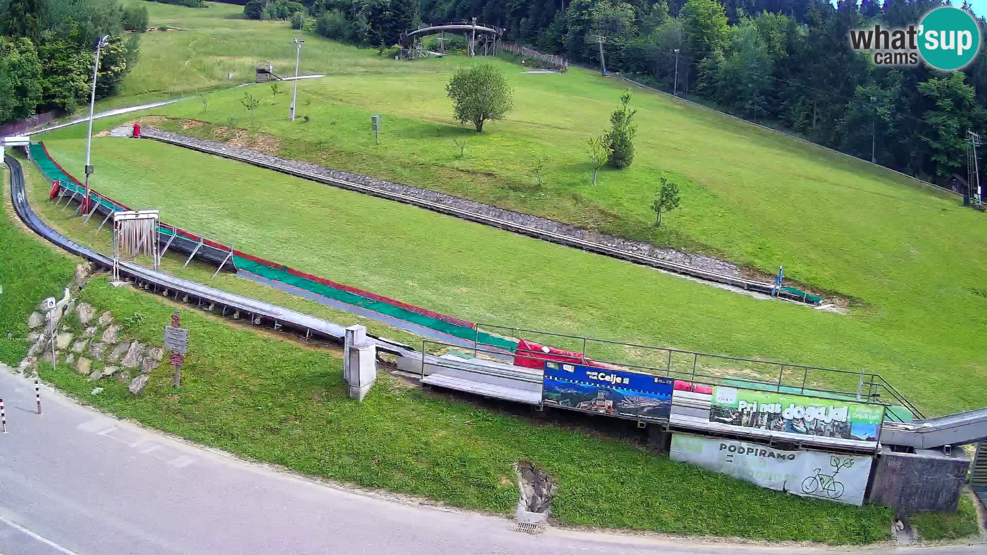 Celjska Koča – Blick vom Hotel
