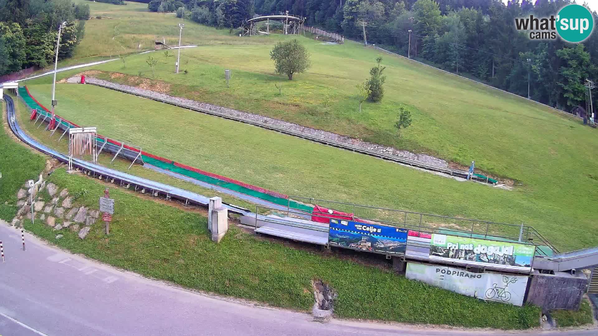 Celjska Koča – Blick vom Hotel
