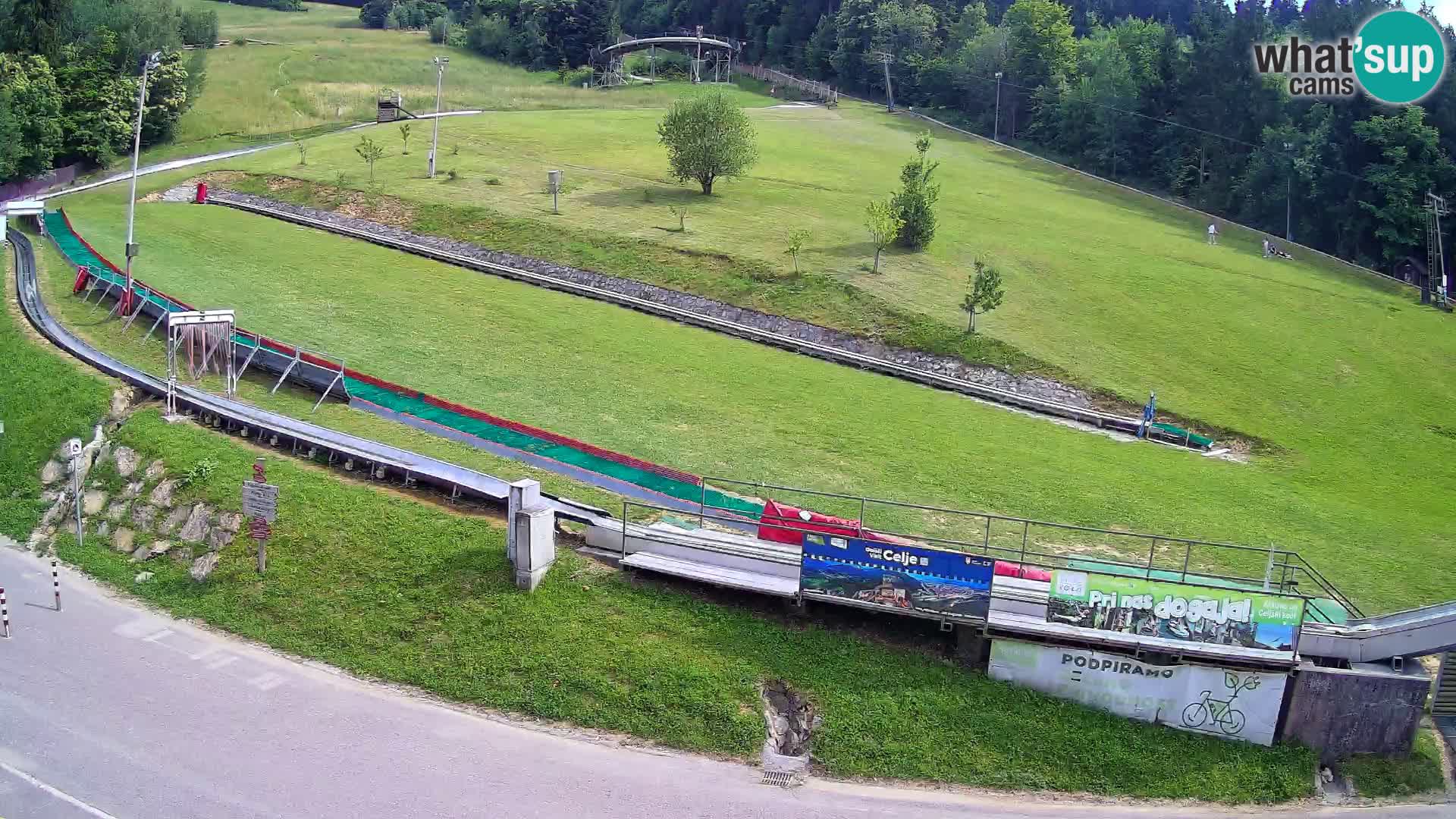 Celjska Koča – Blick vom Hotel