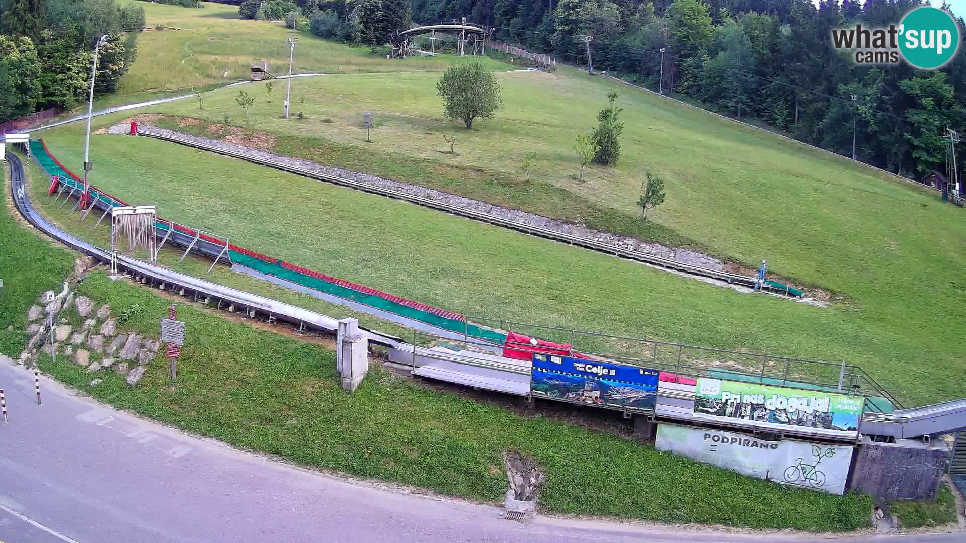 Celjska Koča – Blick vom Hotel