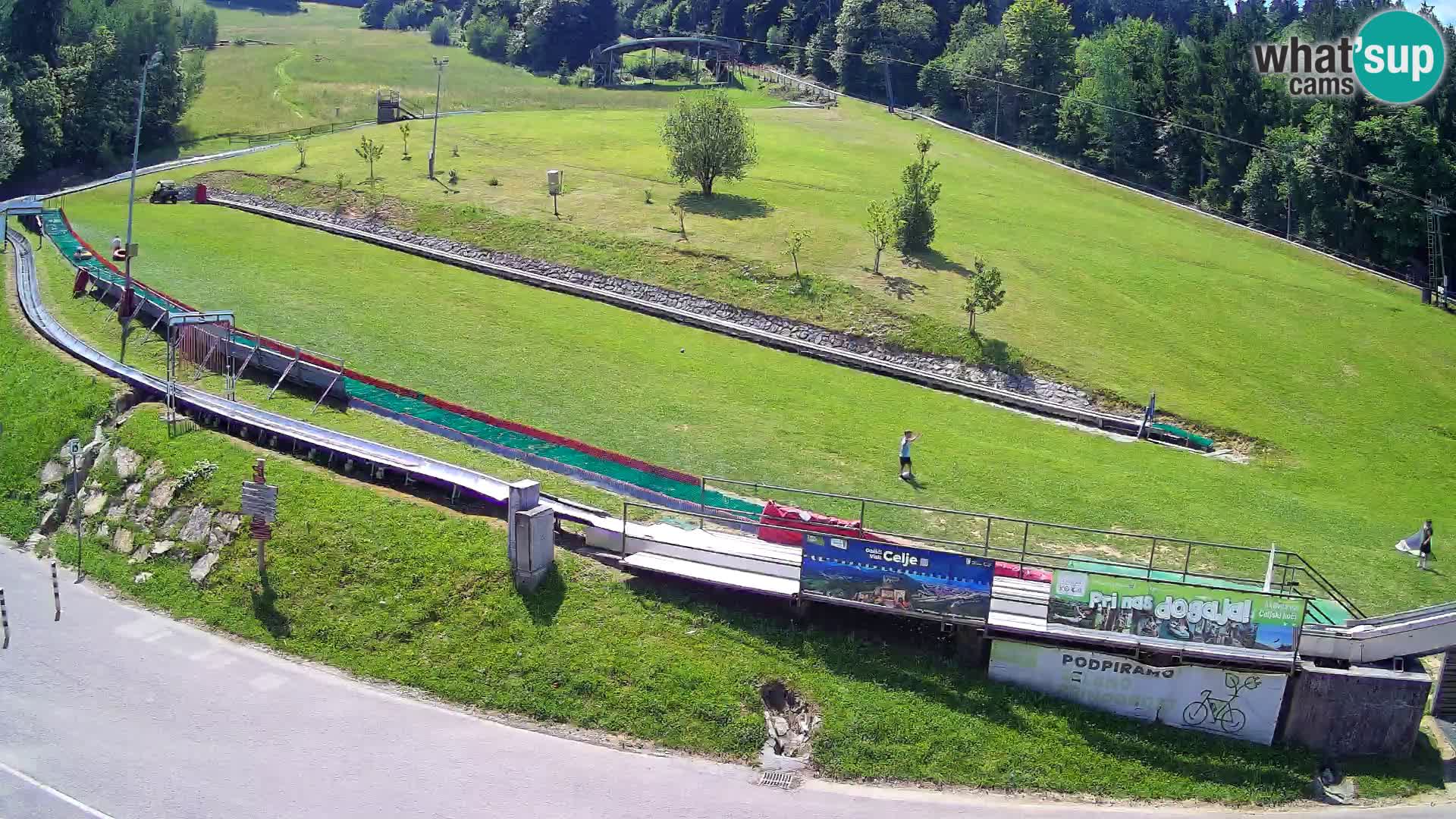 Celjska Koča – Blick vom Hotel