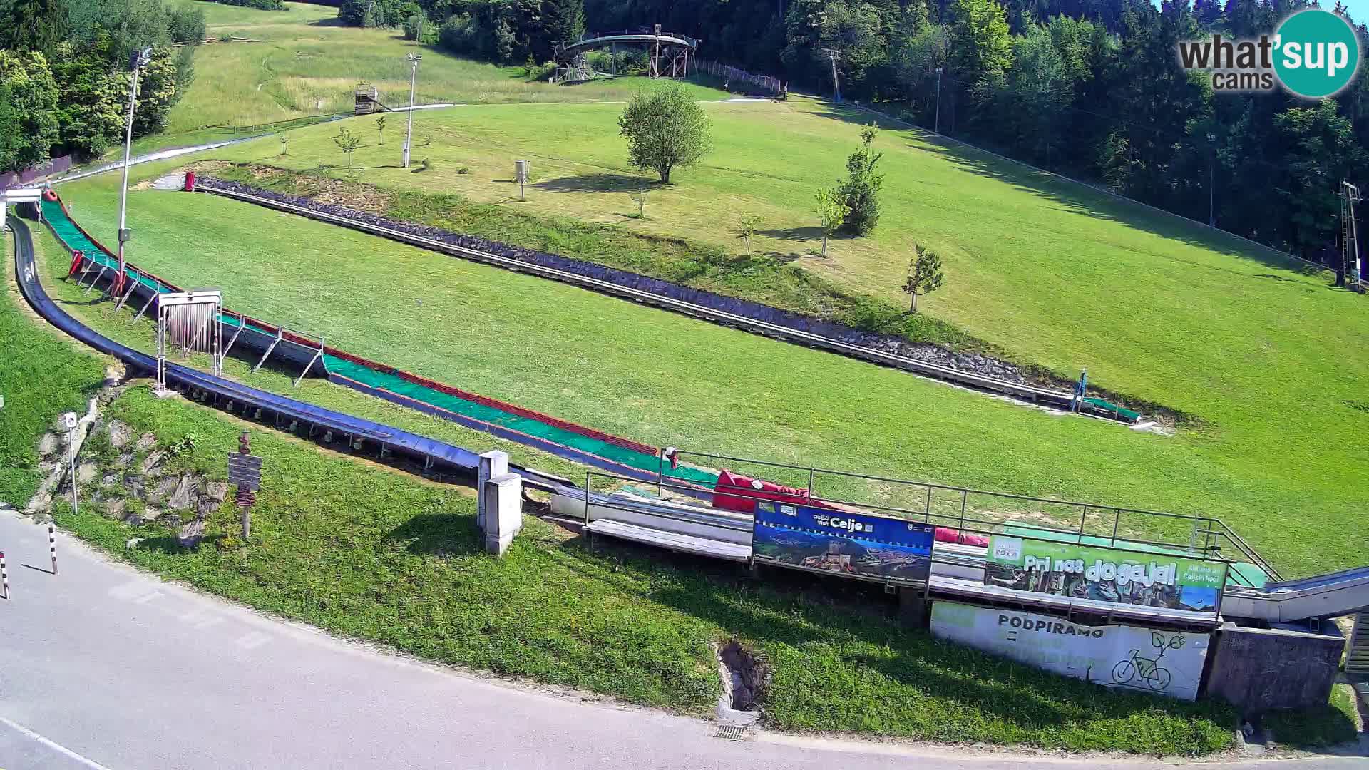Celjska Koča – Blick vom Hotel