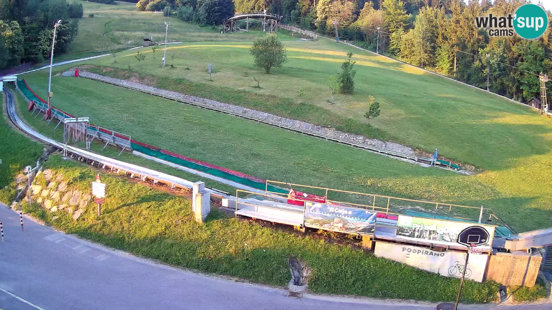 Celjska Koča – Blick vom Hotel