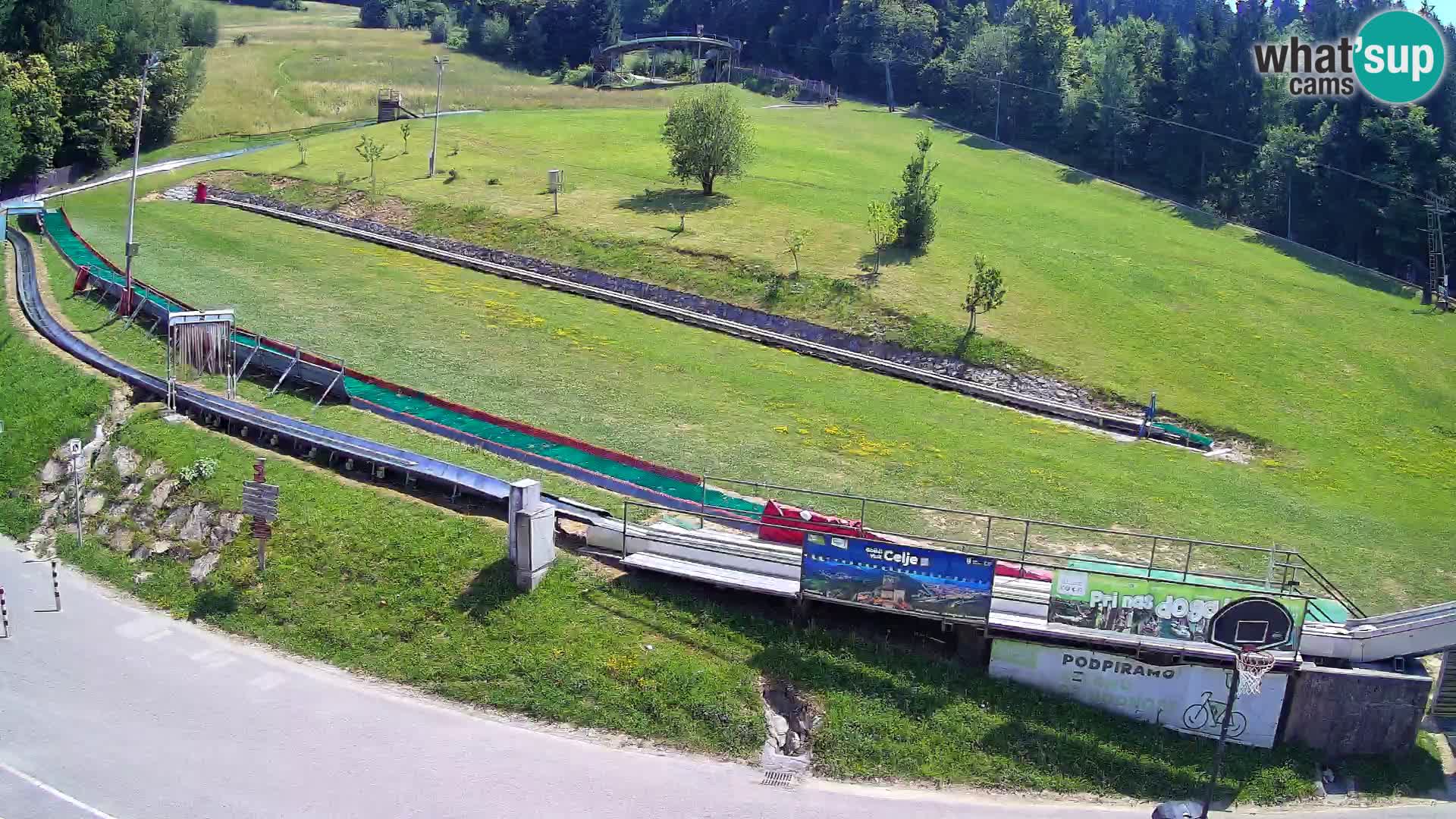 Celjska Koča – Blick vom Hotel