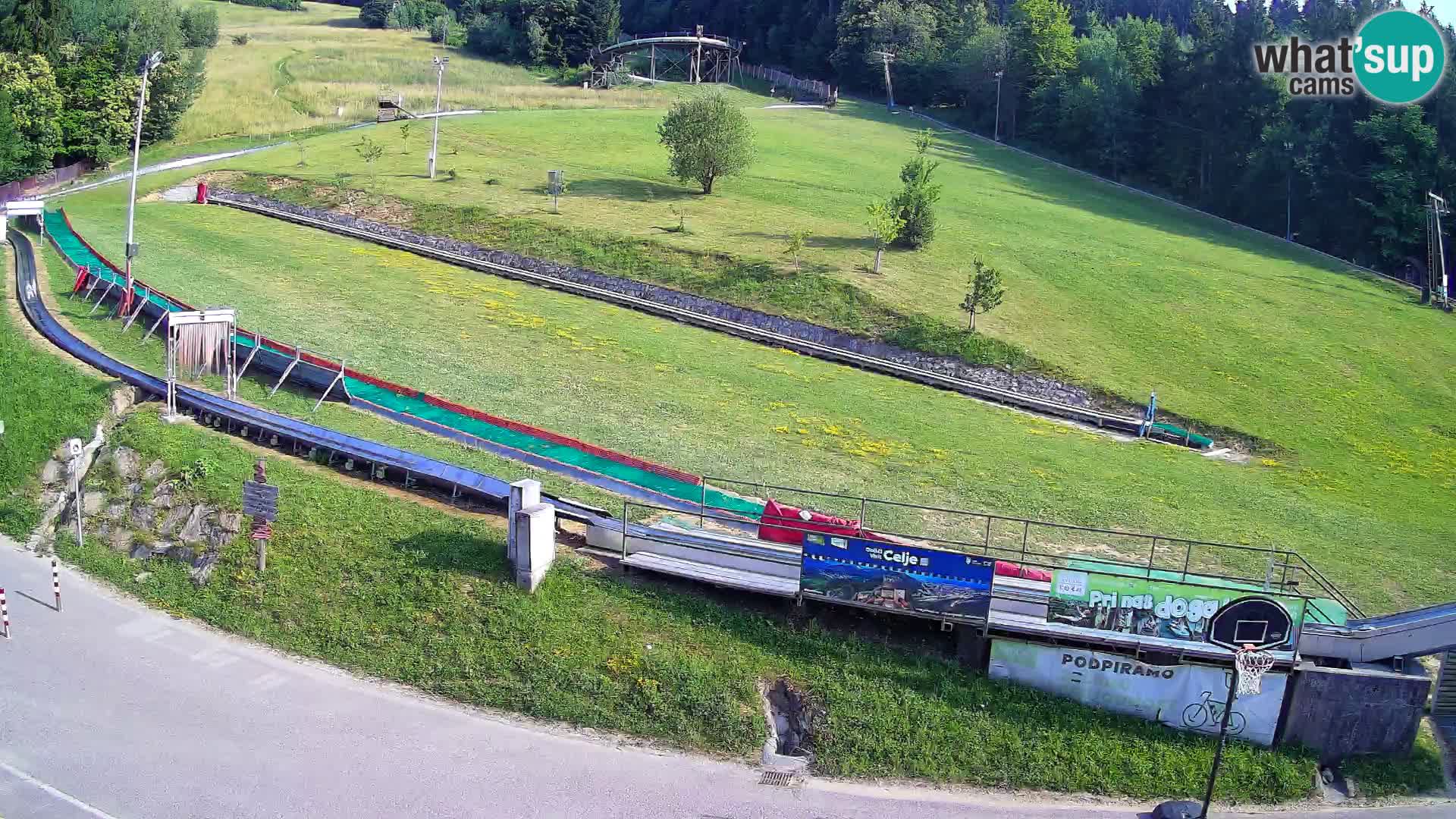 Celjska Koča – Blick vom Hotel