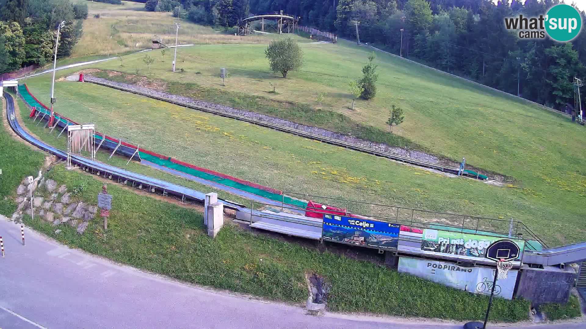 Celjska Koča – Blick vom Hotel