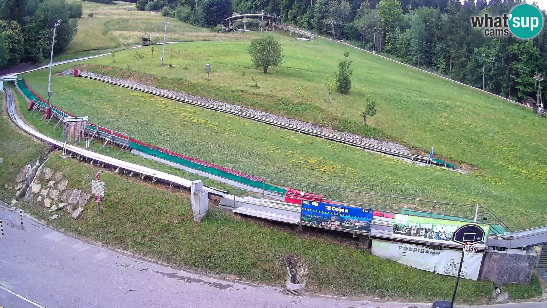 Celjska Koča – Blick vom Hotel