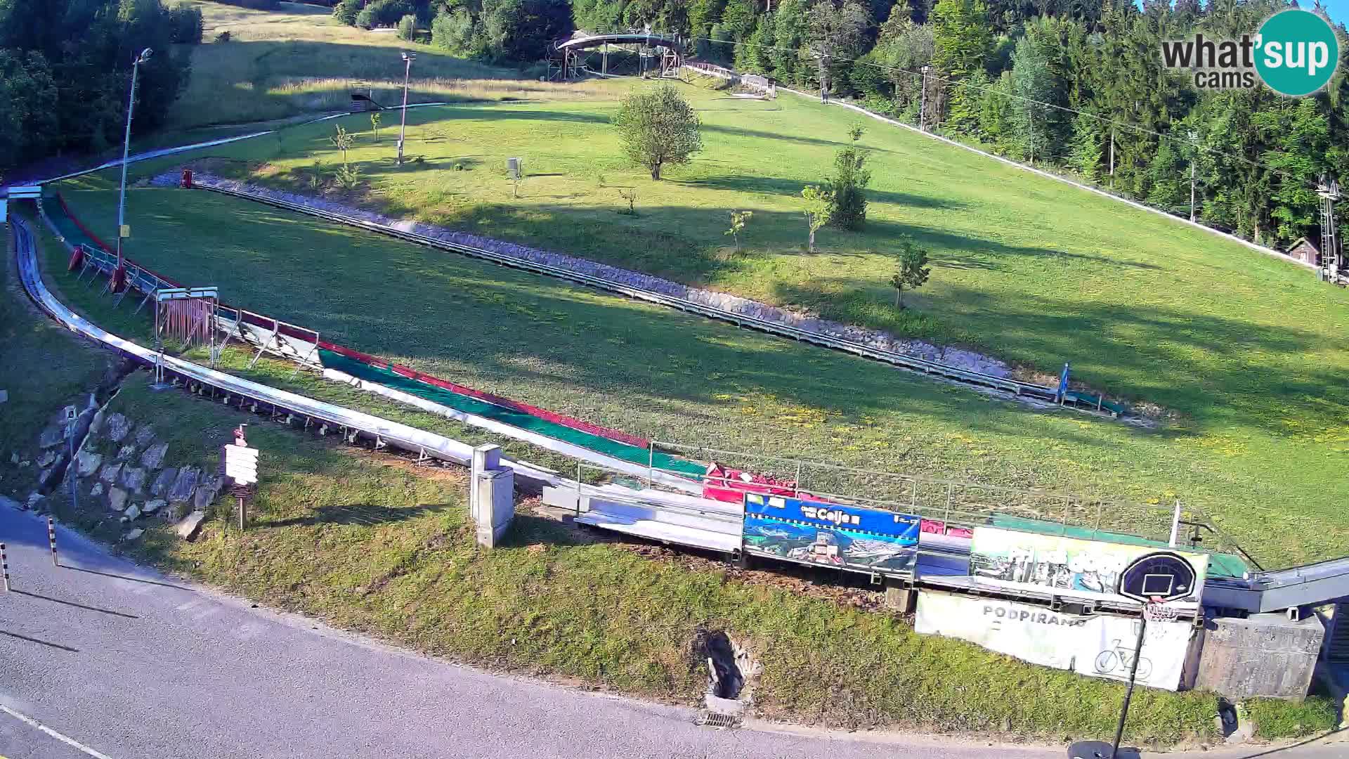 Celjska Koča – Blick vom Hotel