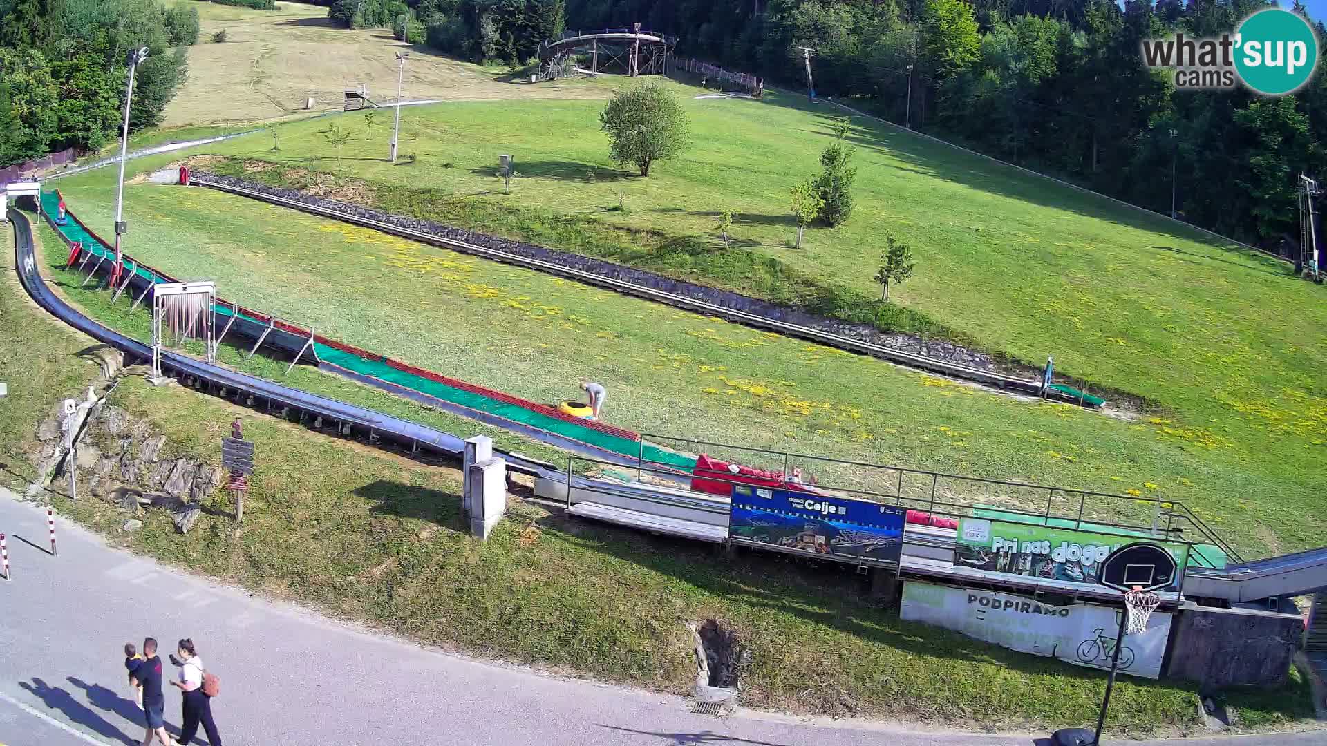Celjska Koča – Blick vom Hotel