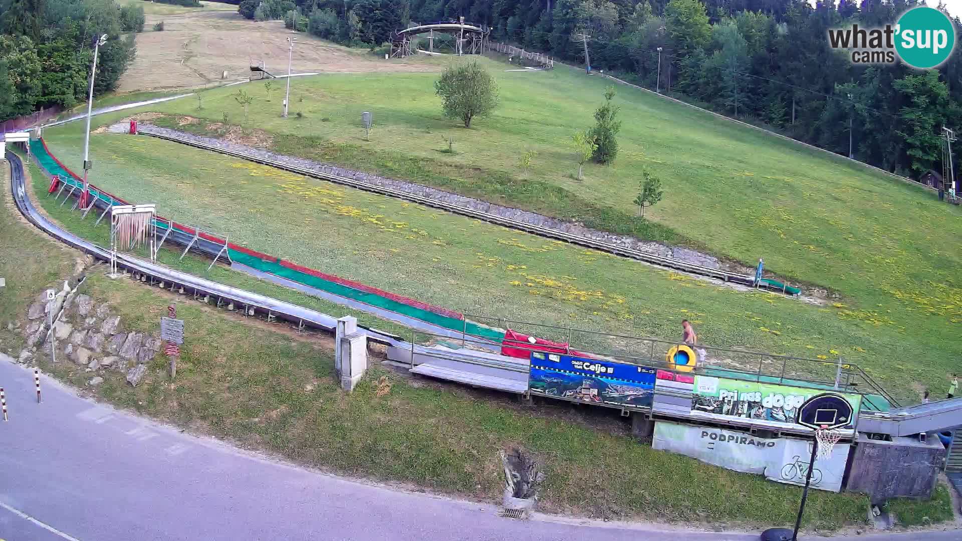 Celjska Koča – Blick vom Hotel