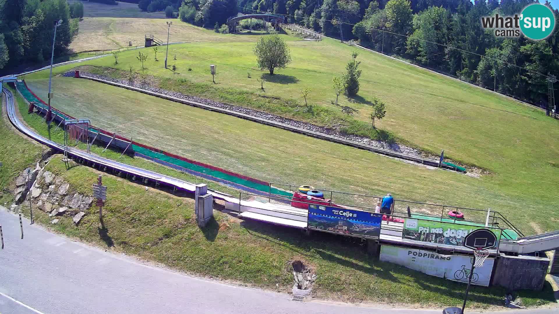 Celjska Koča – Blick vom Hotel