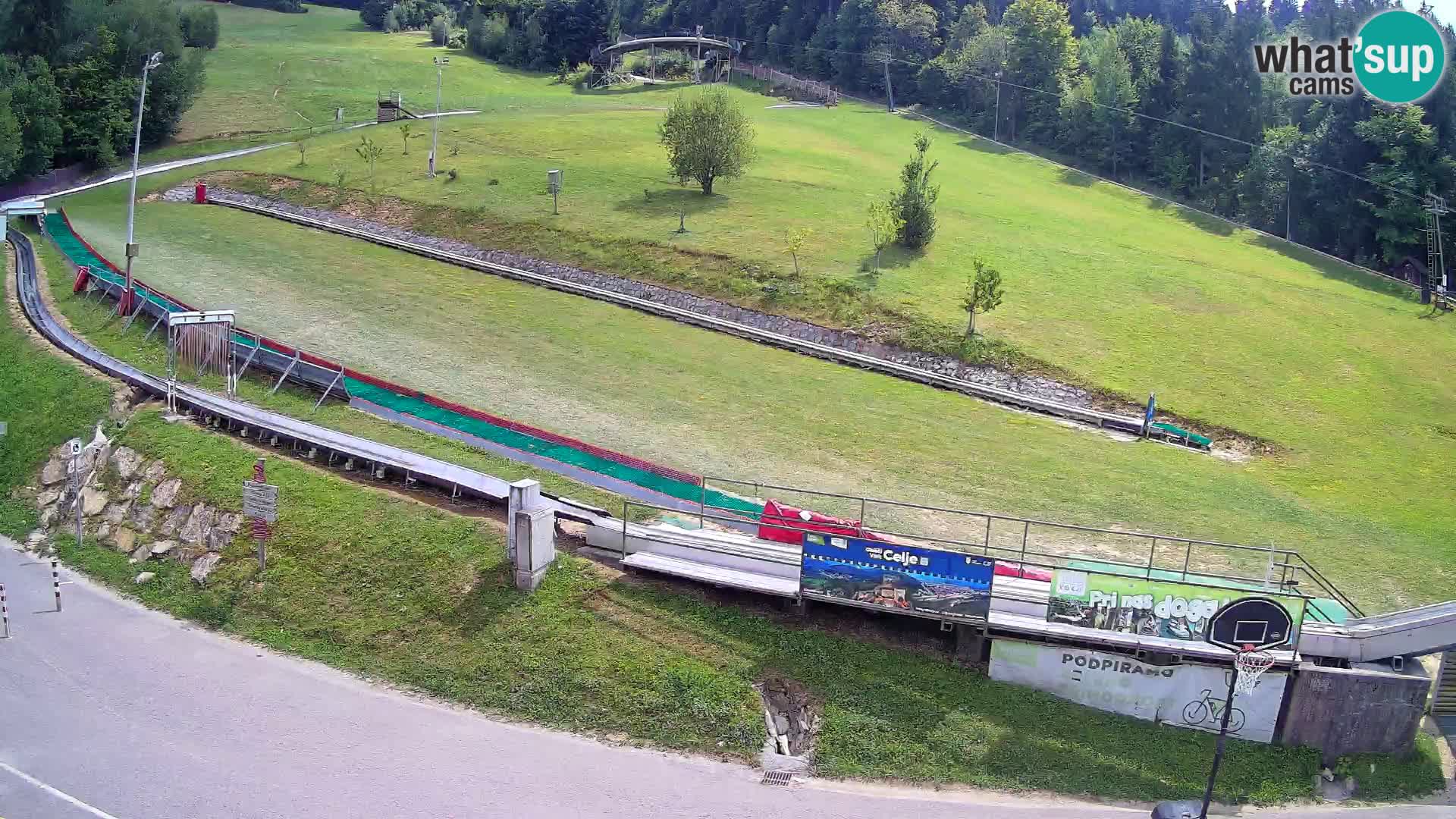Celjska Koča – Blick vom Hotel