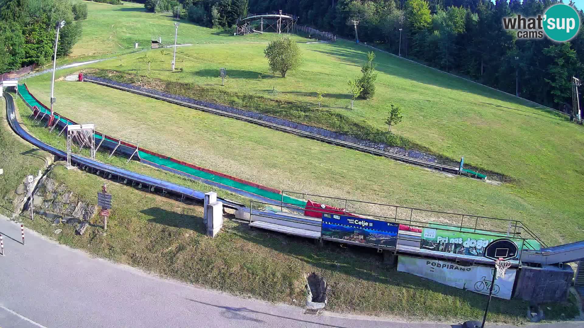 Celjska Koča – Blick vom Hotel