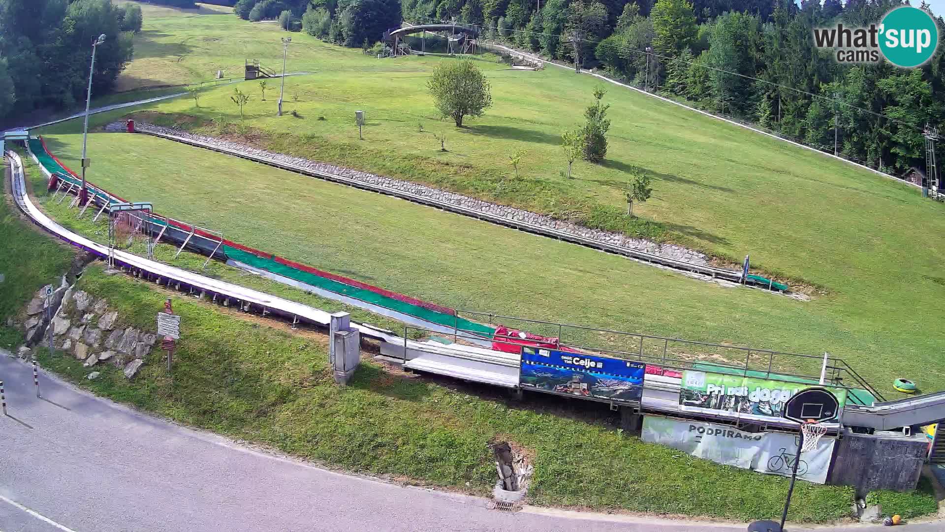 Celjska Koča – Blick vom Hotel