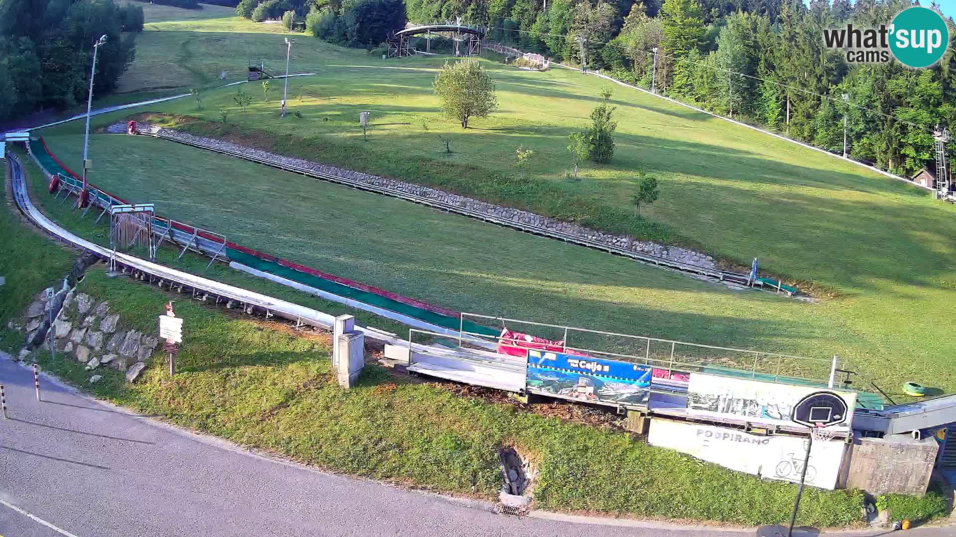 Celjska Koča – Blick vom Hotel