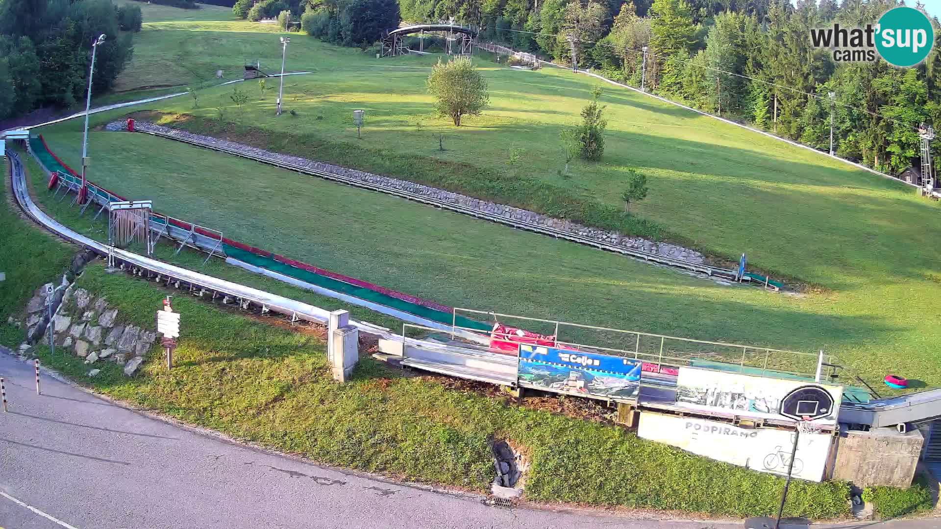 Celjska Koča – Blick vom Hotel