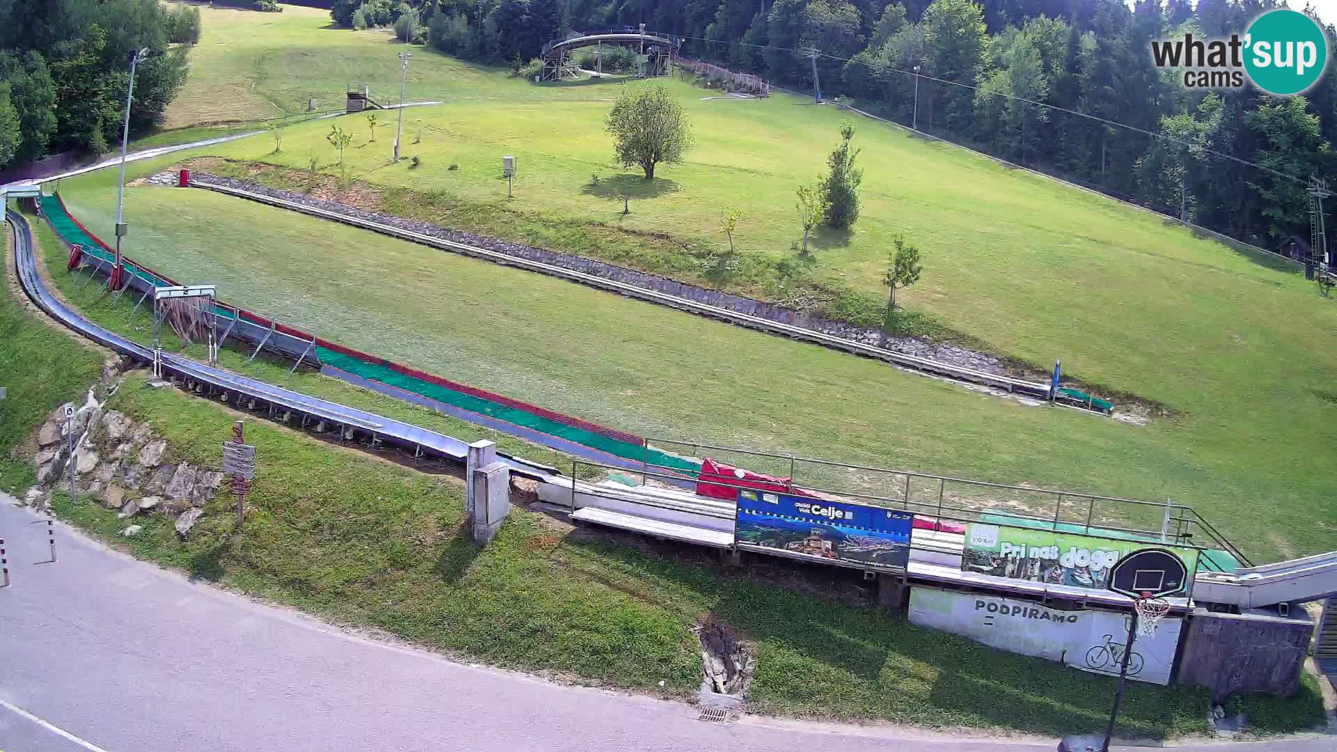 Celjska Koča – Blick vom Hotel