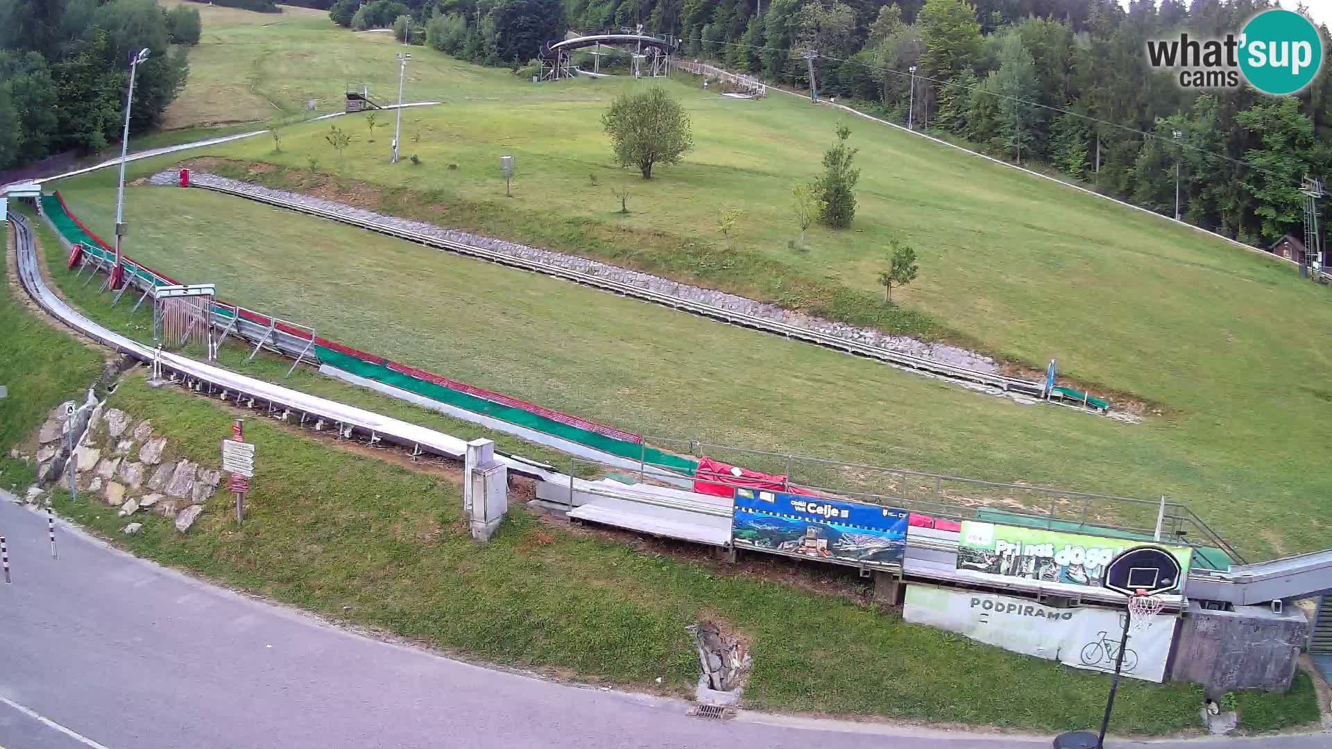 Celjska Koča – Blick vom Hotel