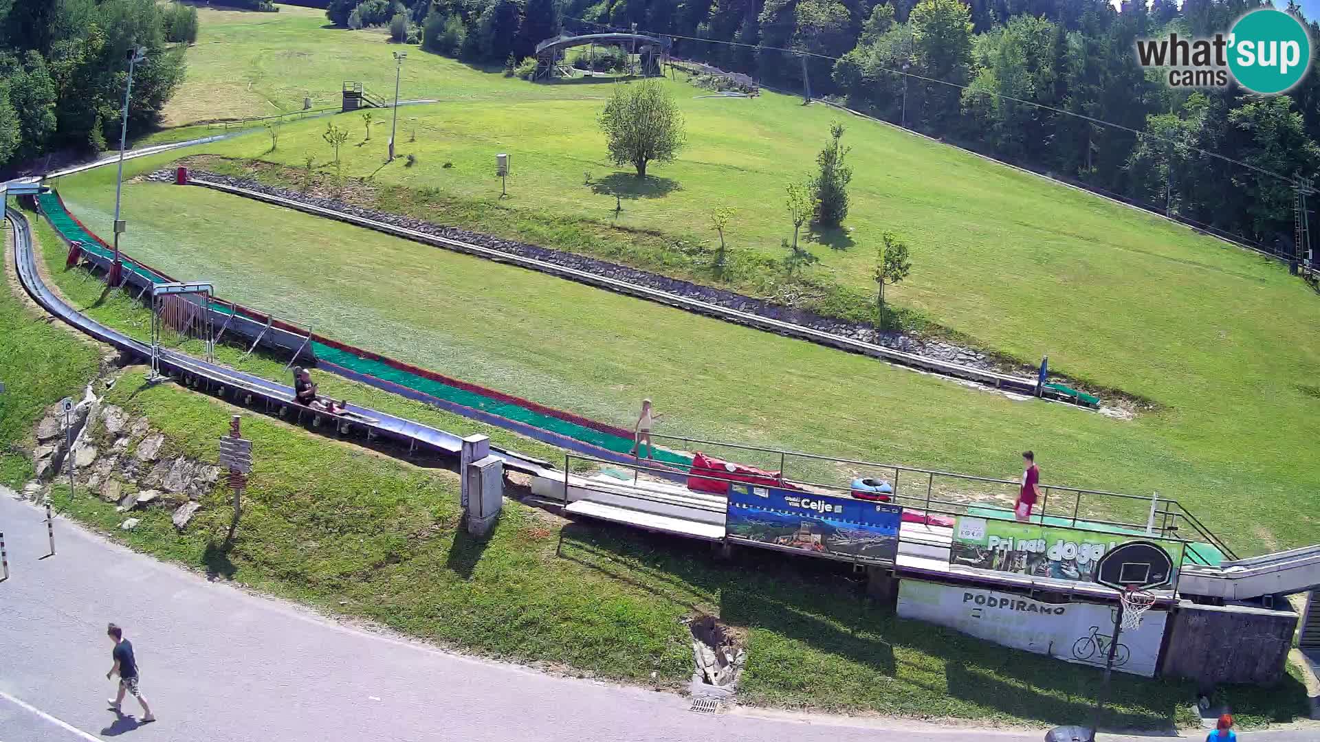Celjska Koča – Blick vom Hotel