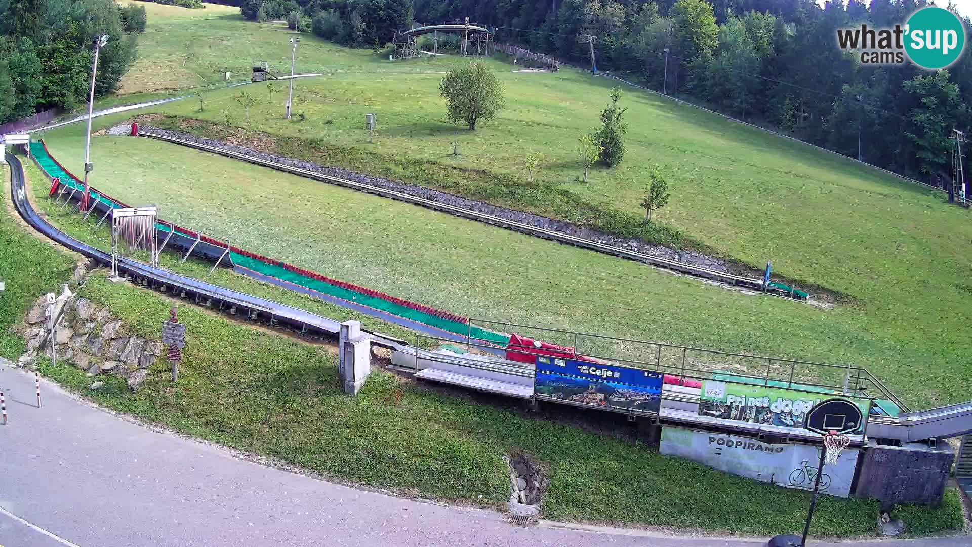 Celjska Koča – Blick vom Hotel