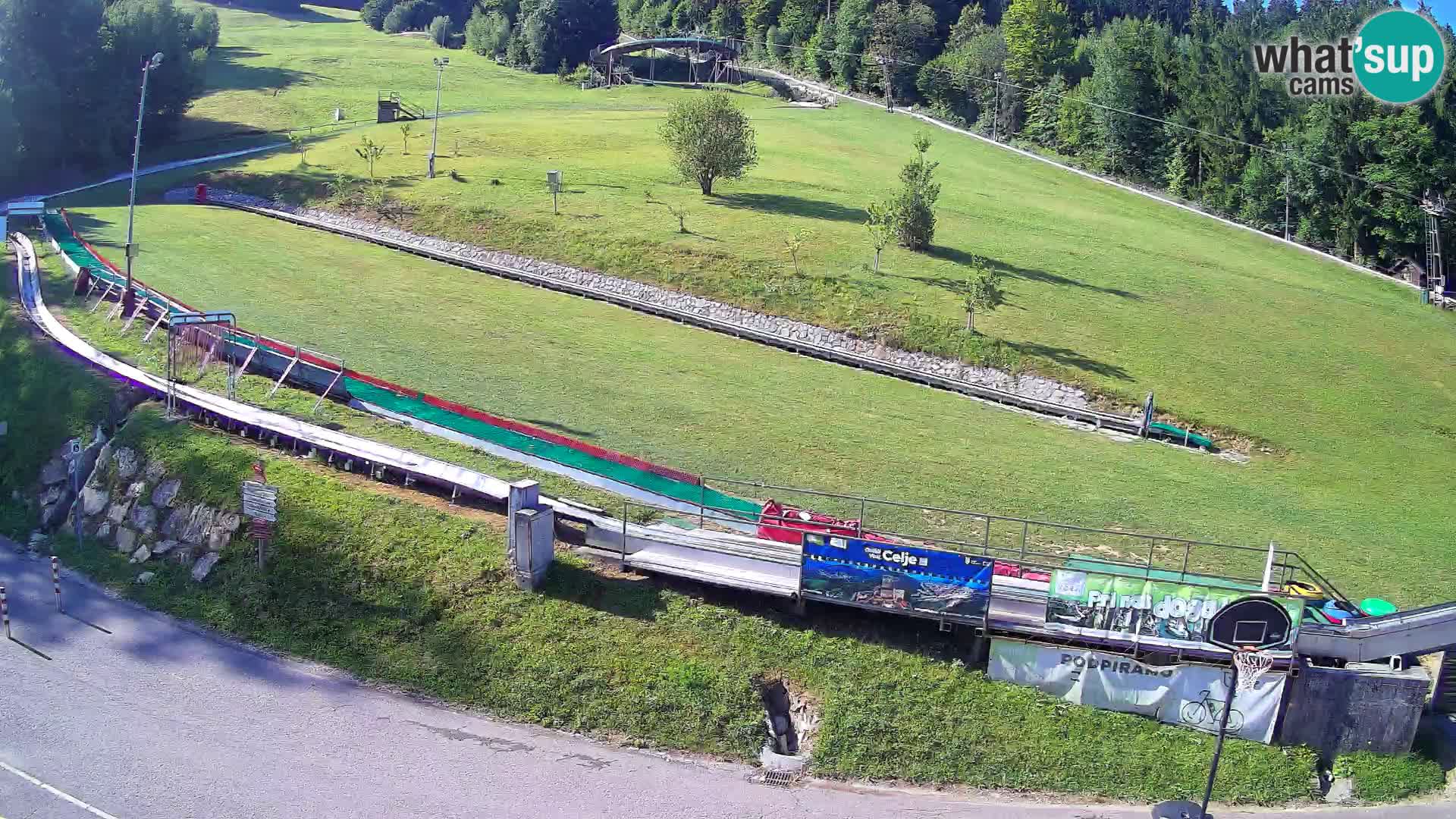 Celjska Koča – Blick vom Hotel