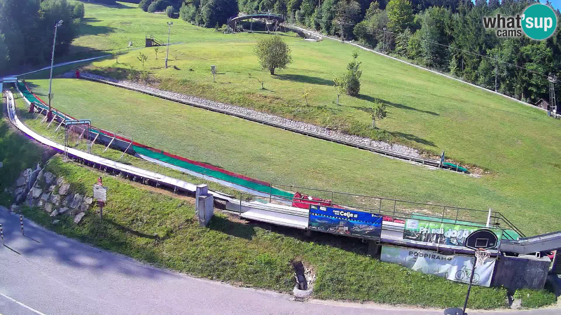 Celjska Koča – Blick vom Hotel