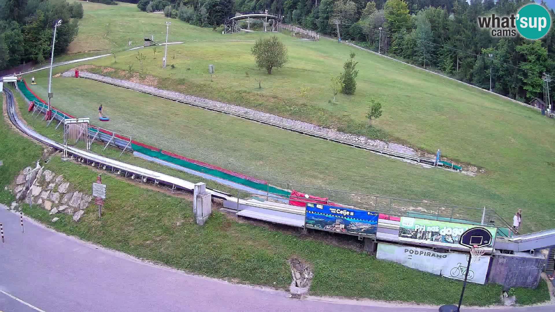 Celjska Koča – Blick vom Hotel