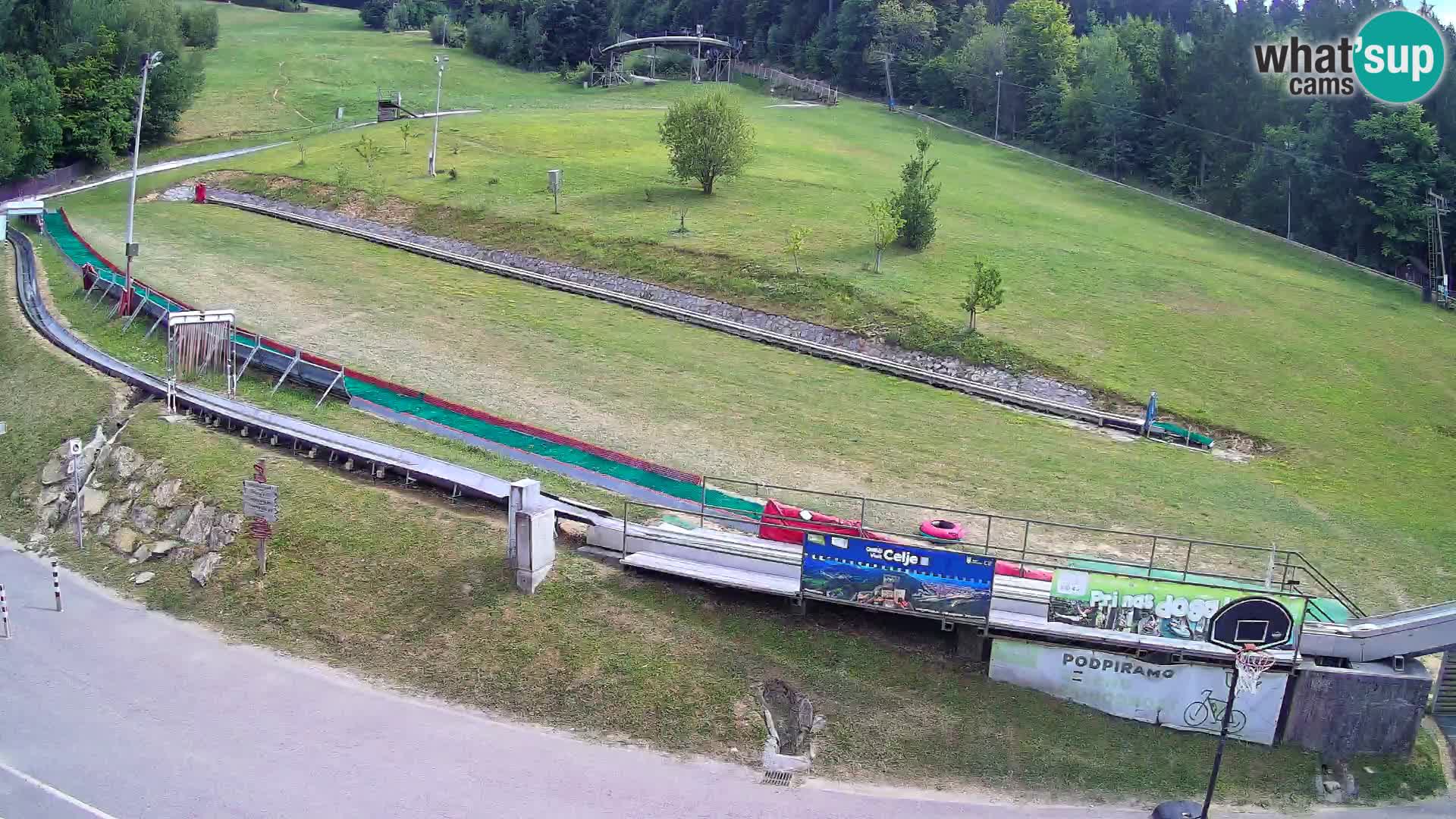 Celjska Koča – Blick vom Hotel